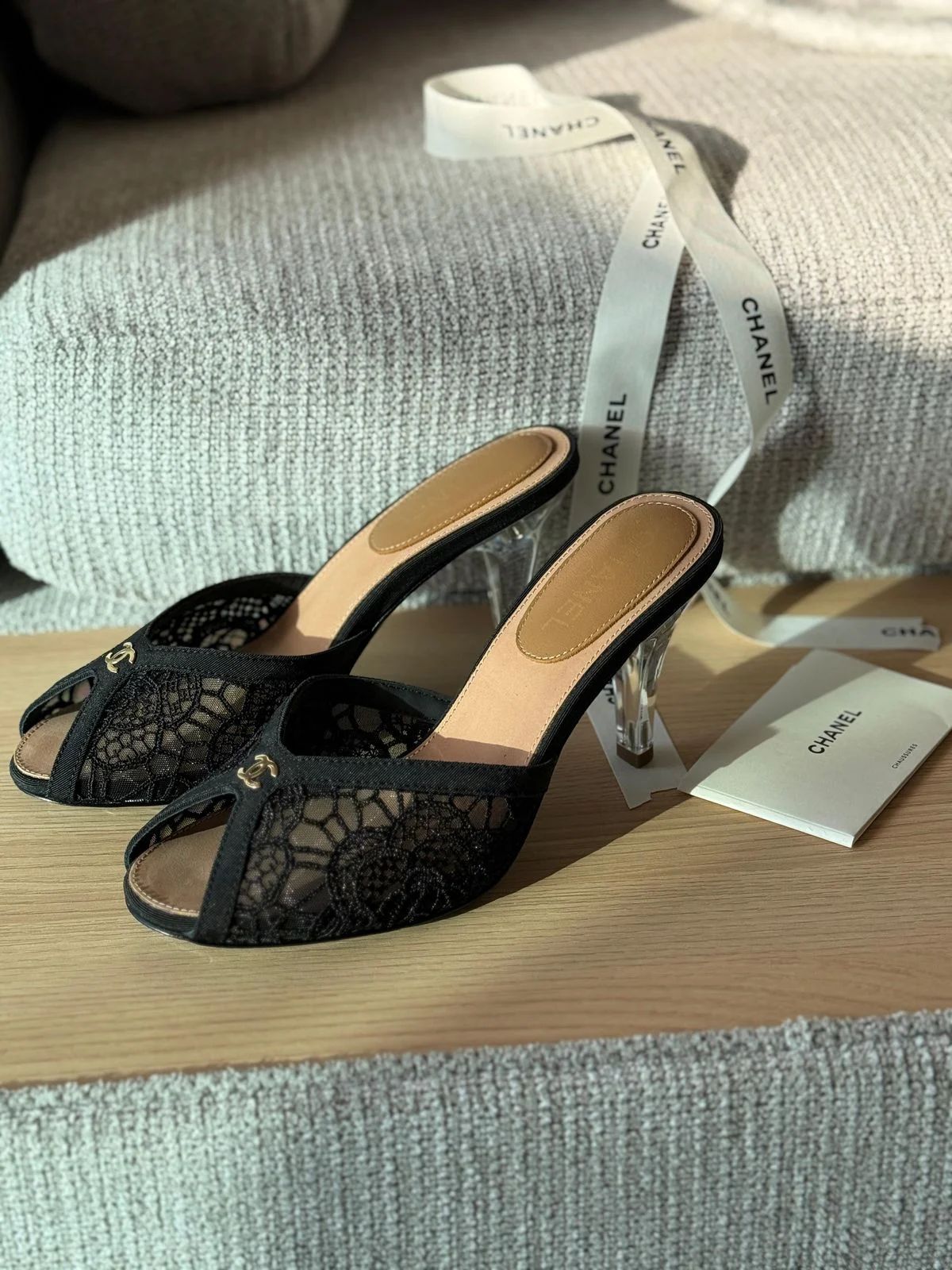 Chanel Caviar Heels