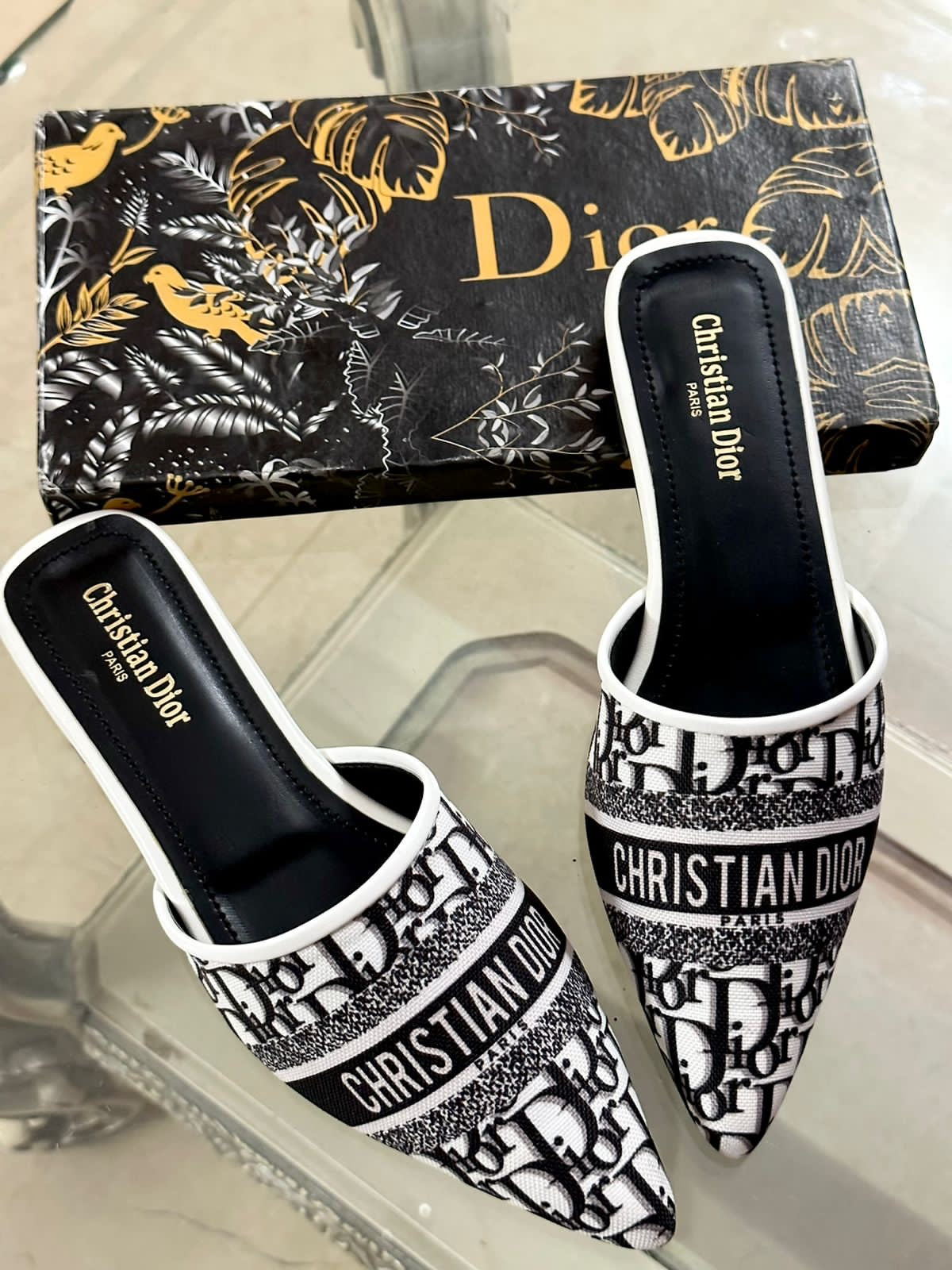 Dior Embroided Loafers