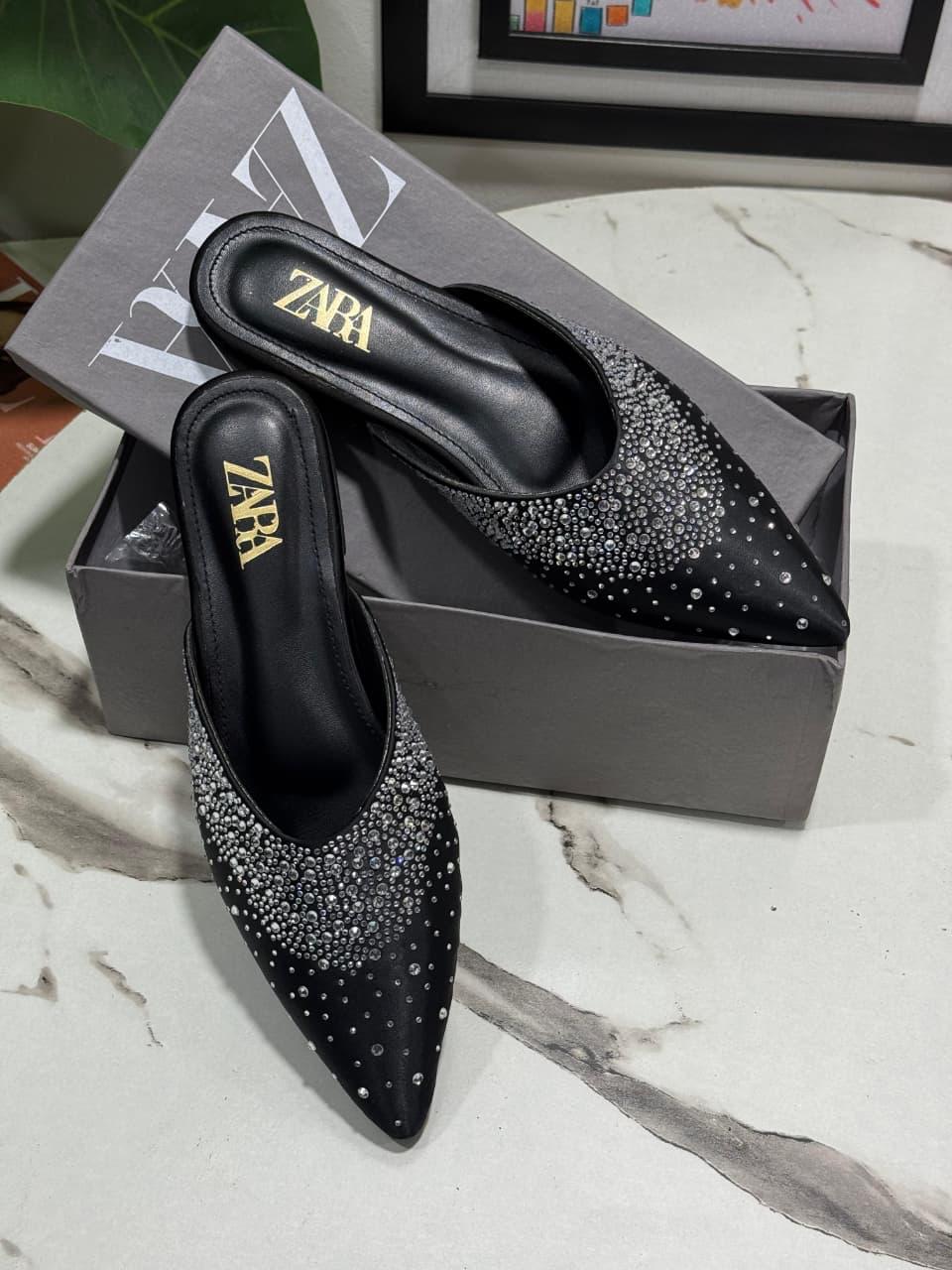 Zara stone Loafers