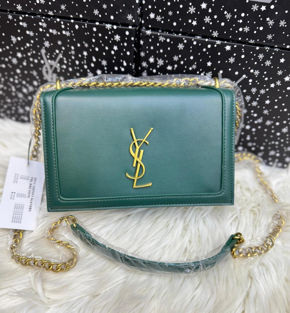 Saint Laurent Sunset Medium Fox Bag