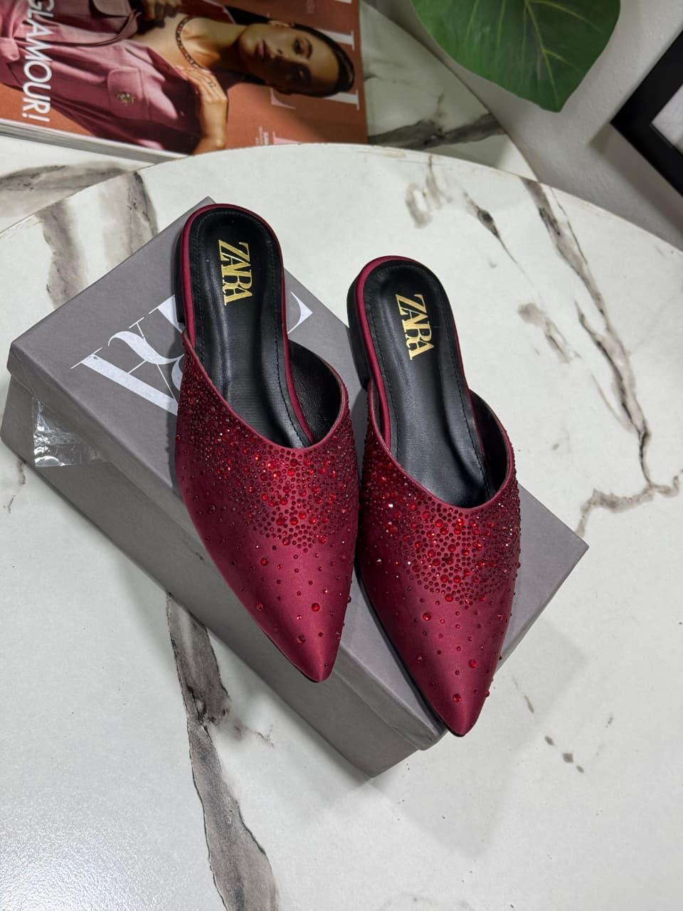Zara stone Loafers