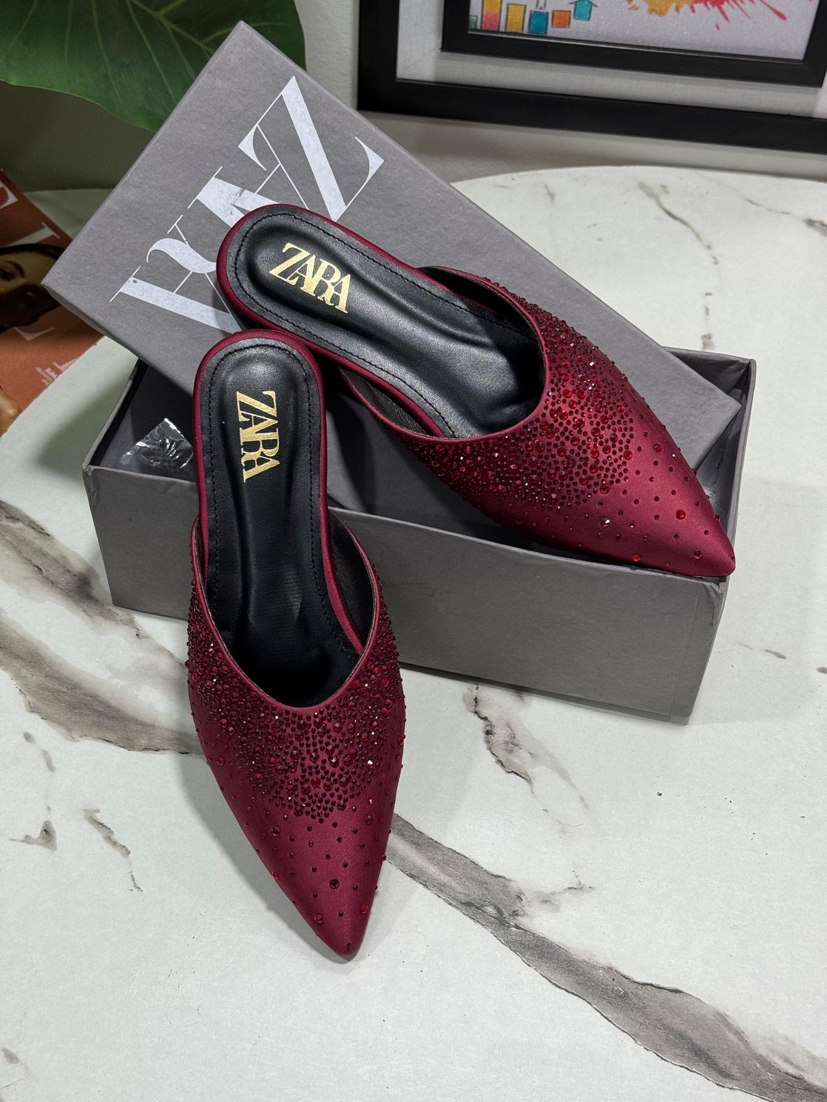 Zara Stone Flats