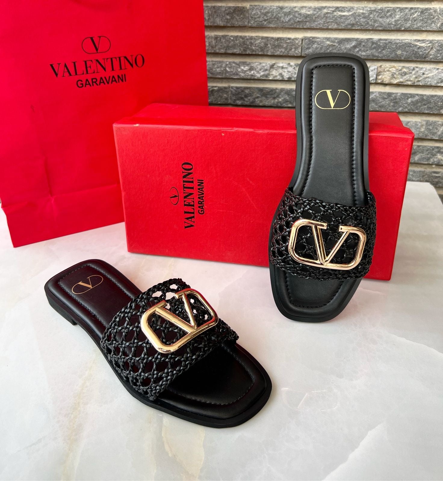 Valentino Net Flats