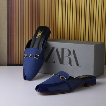 Zara Pumps Silver Slides