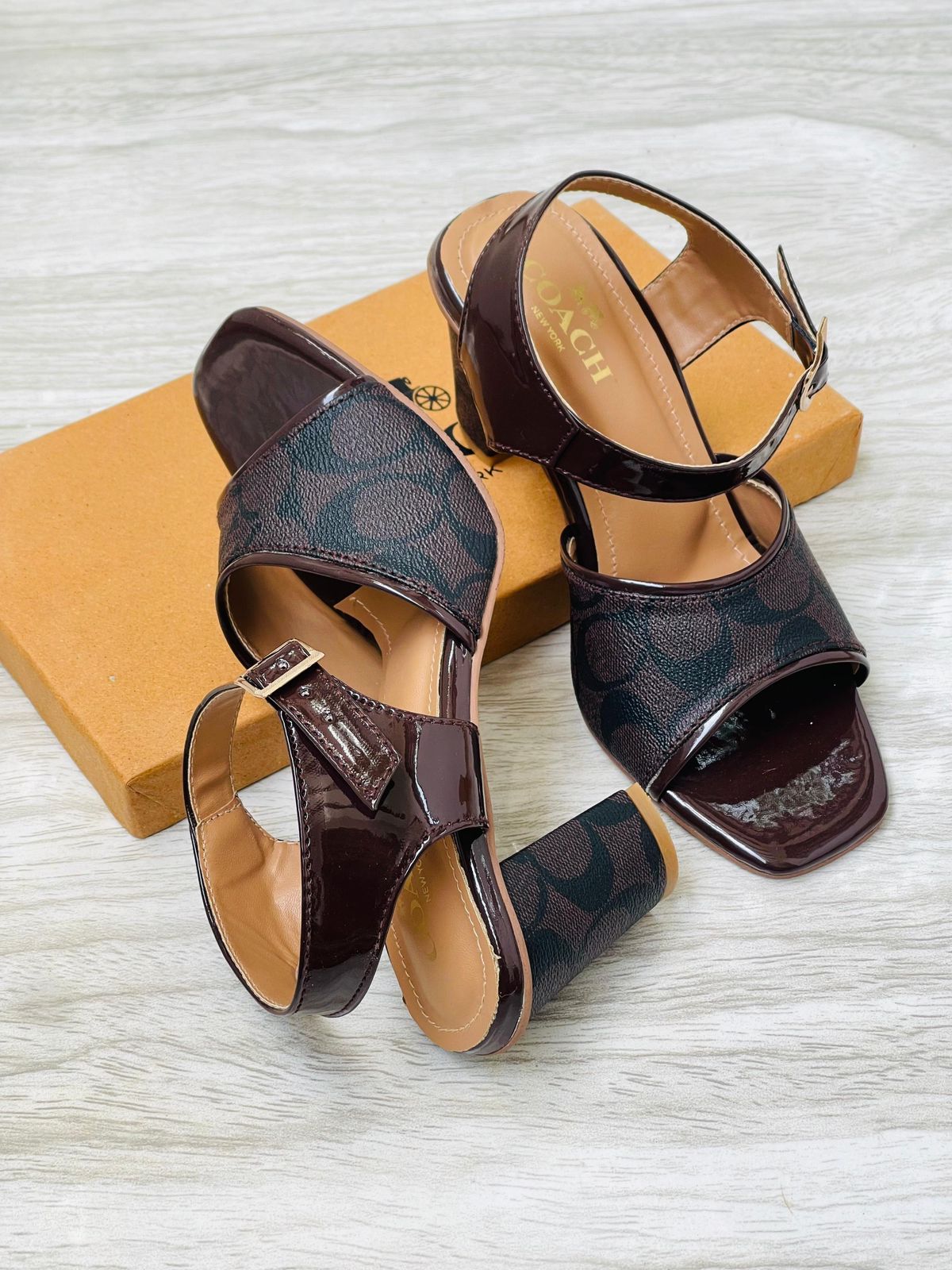 Coach Lobo Block Heels