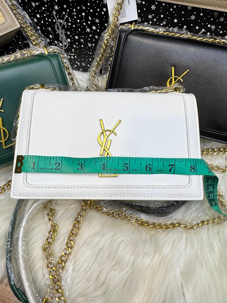 Saint Laurent Sunset Medium Fox Bag