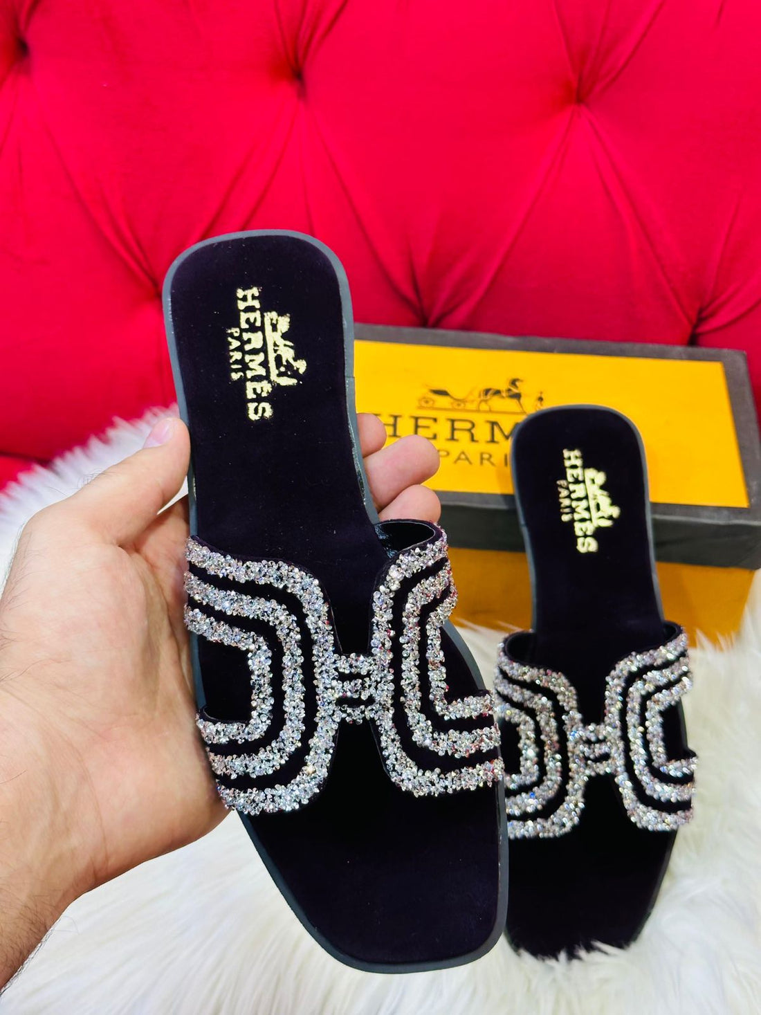 Hermes Oran Sandals