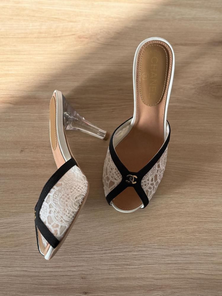 Chanel Caviar Heels