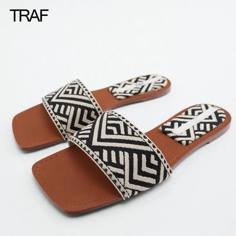 Zara Zebra Sandals