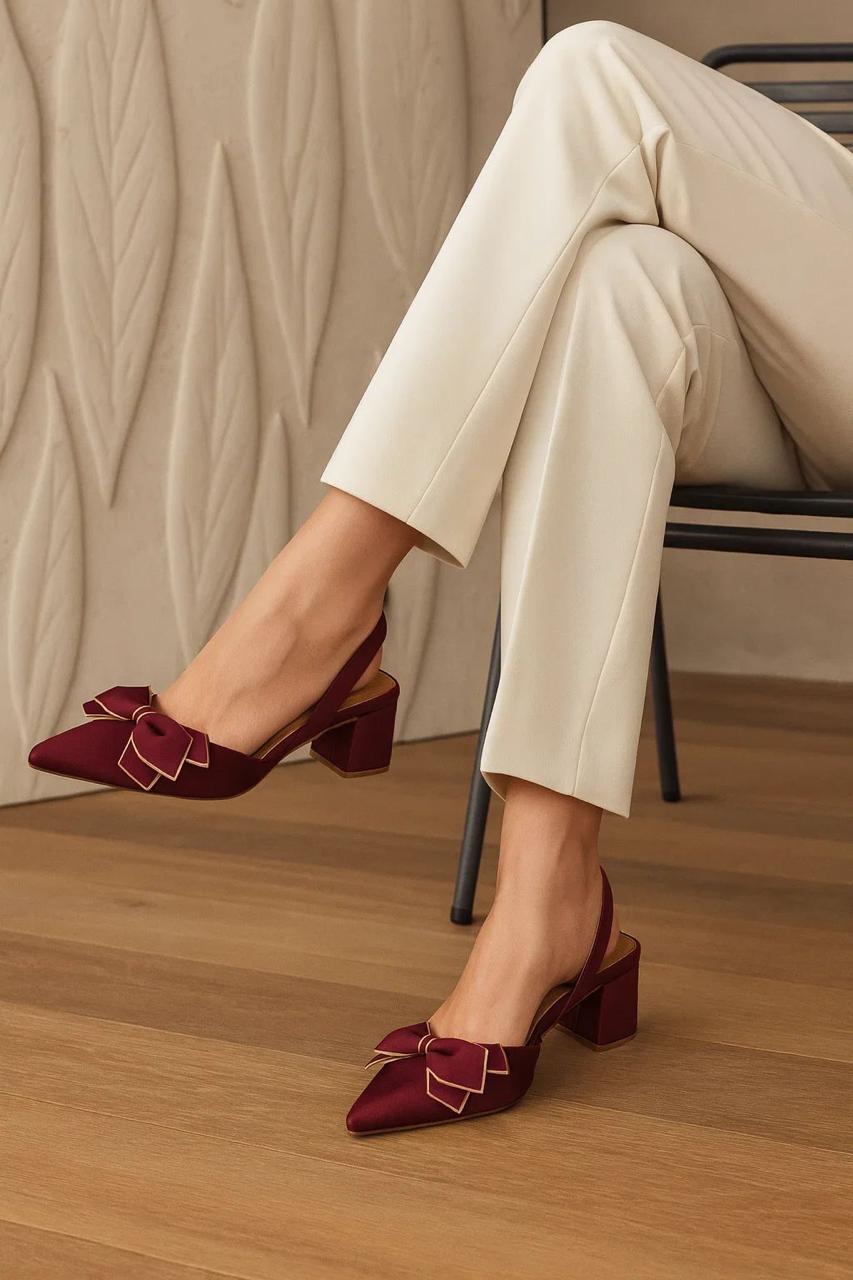 Zara Tri Bow Heels