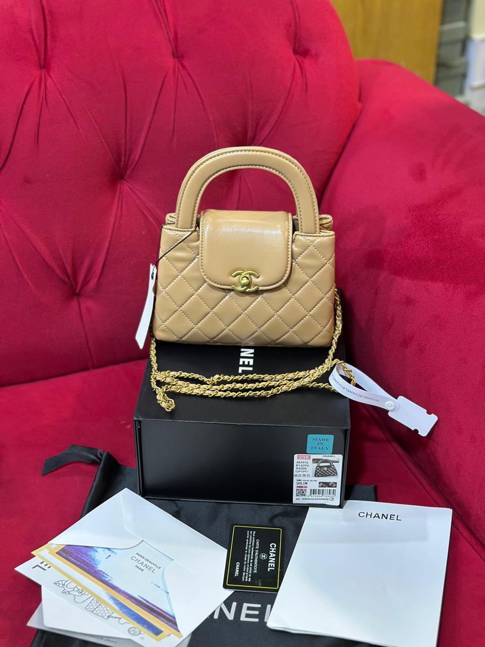 Chanel Top Handle Caviar Bag