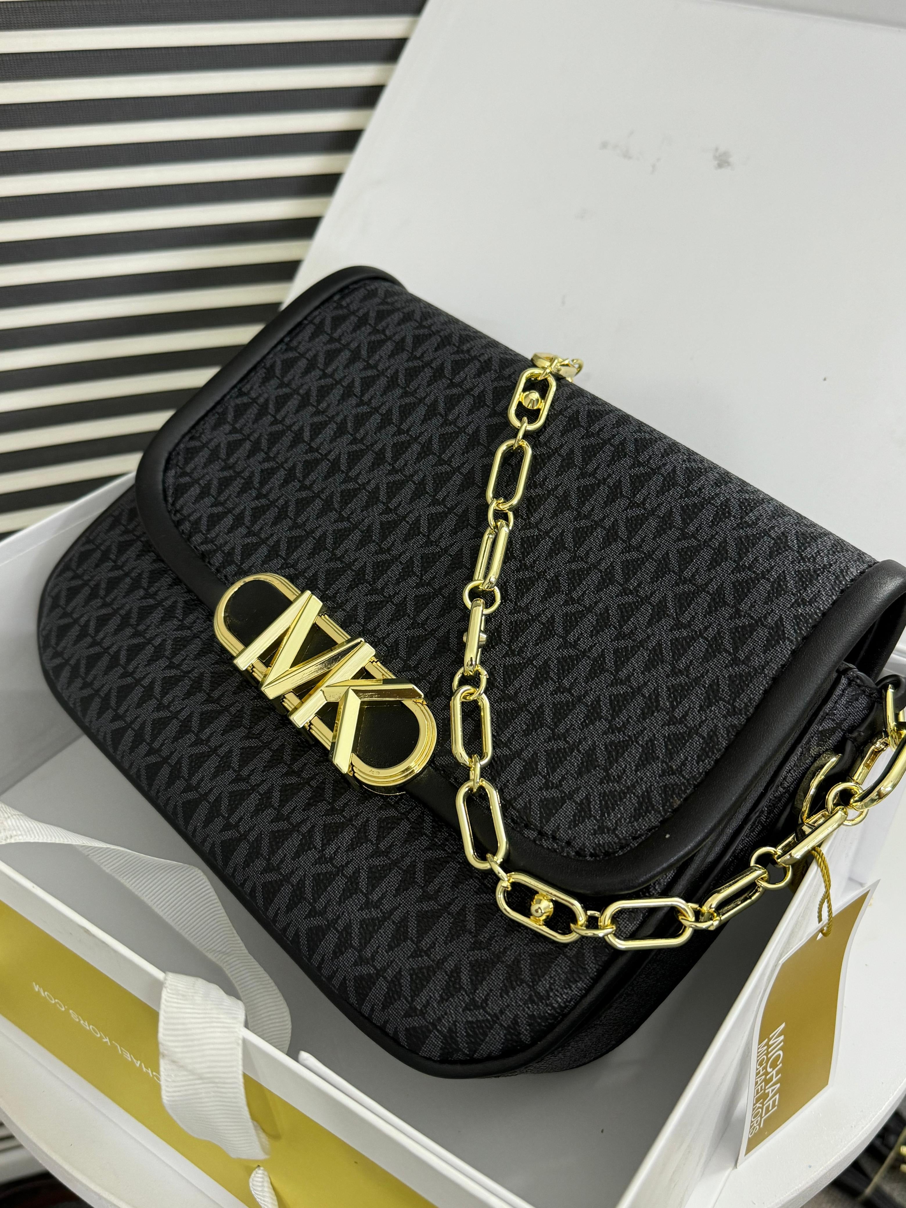 Michael Kors Parker Convertible Chain Shoulder Bag
