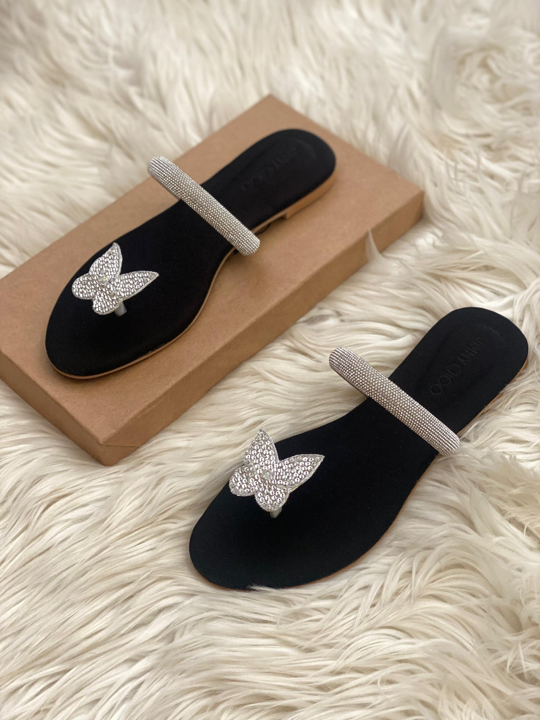 Jimmy Choo Mash Butrerfly Sandals