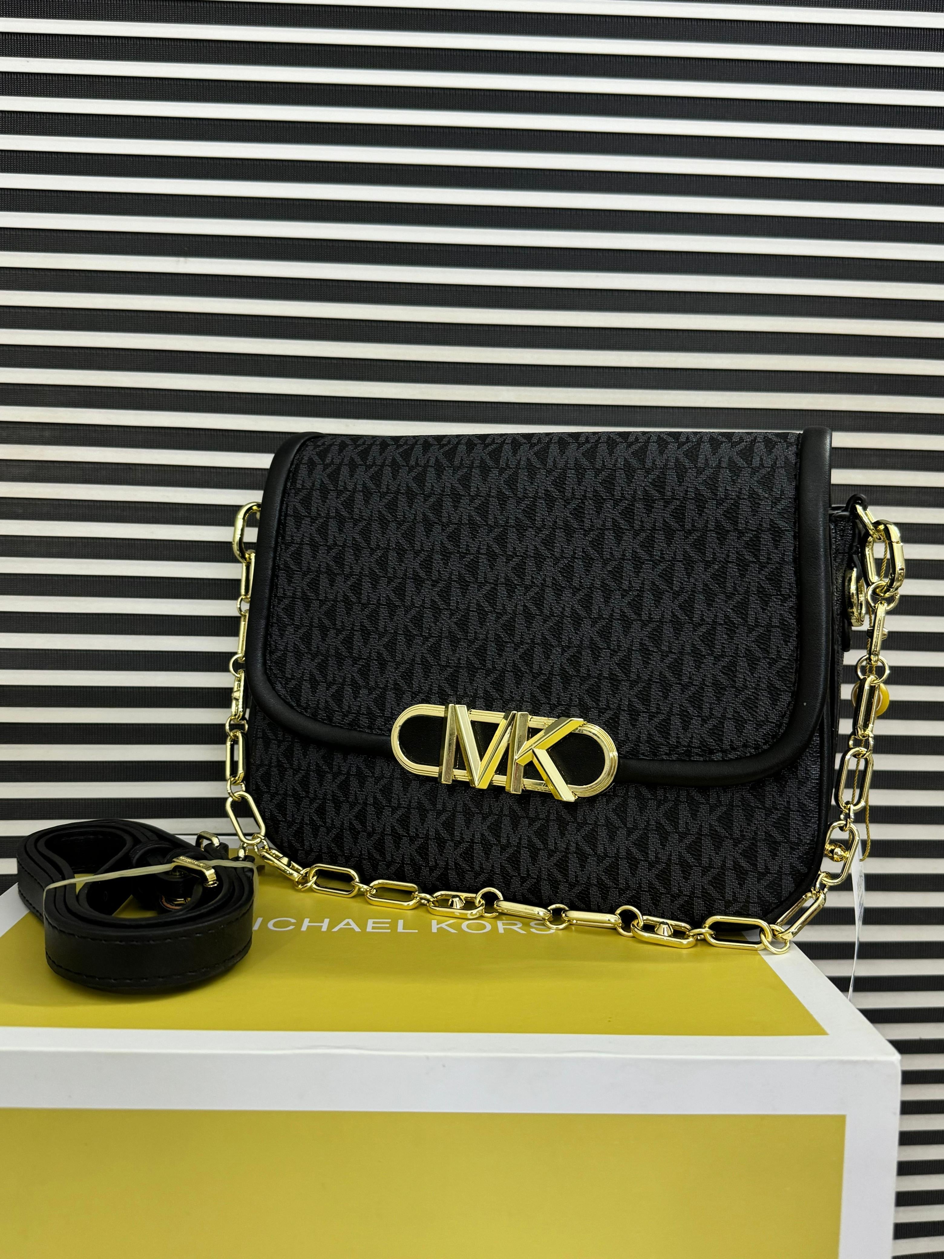 Michael Kors Parker Convertible Chain Shoulder Bag