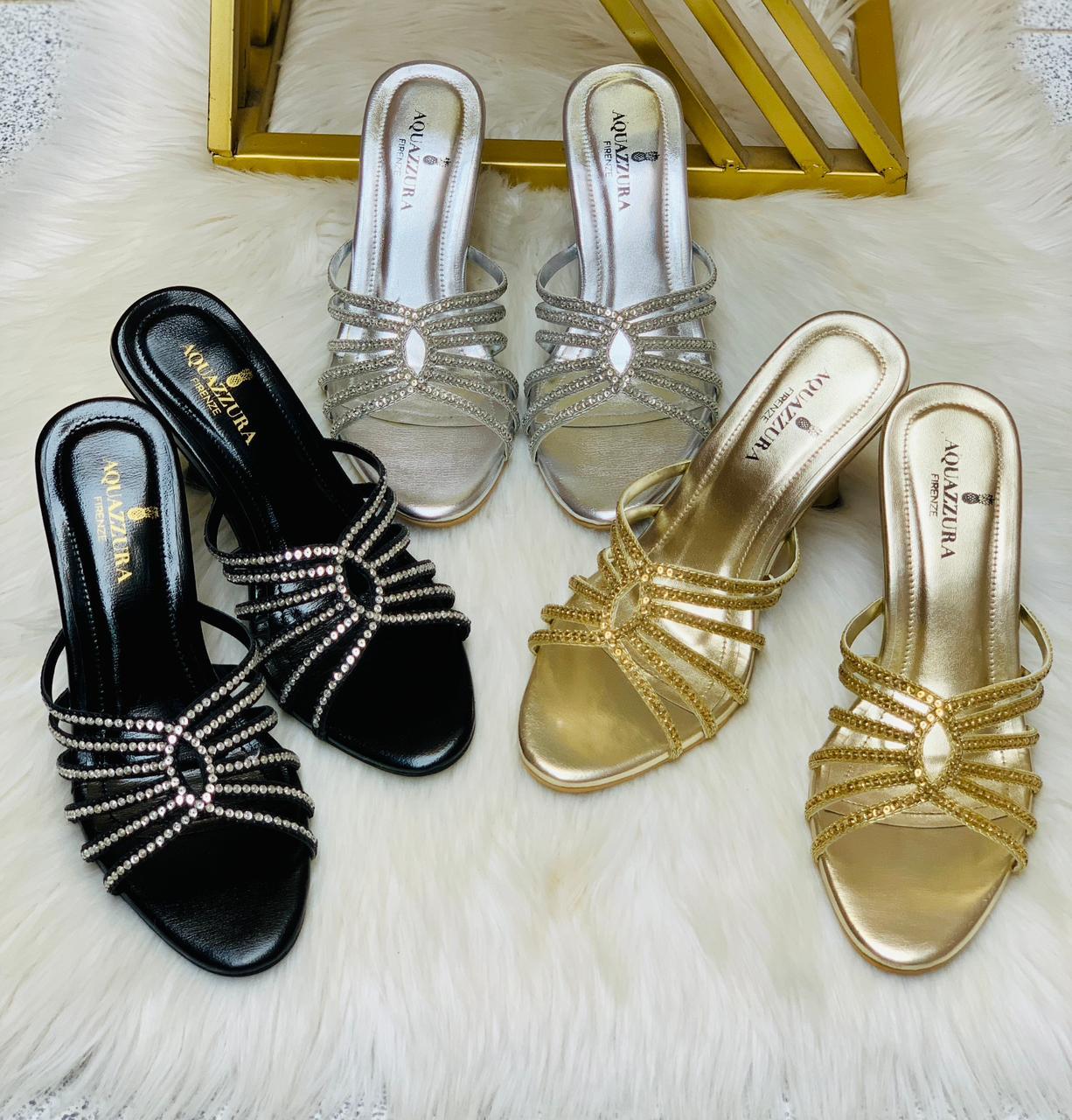 Aquazzura Embroidery Heels