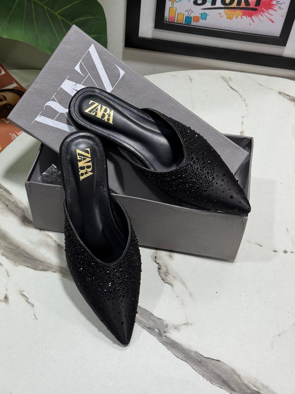 Zara stone Loafers
