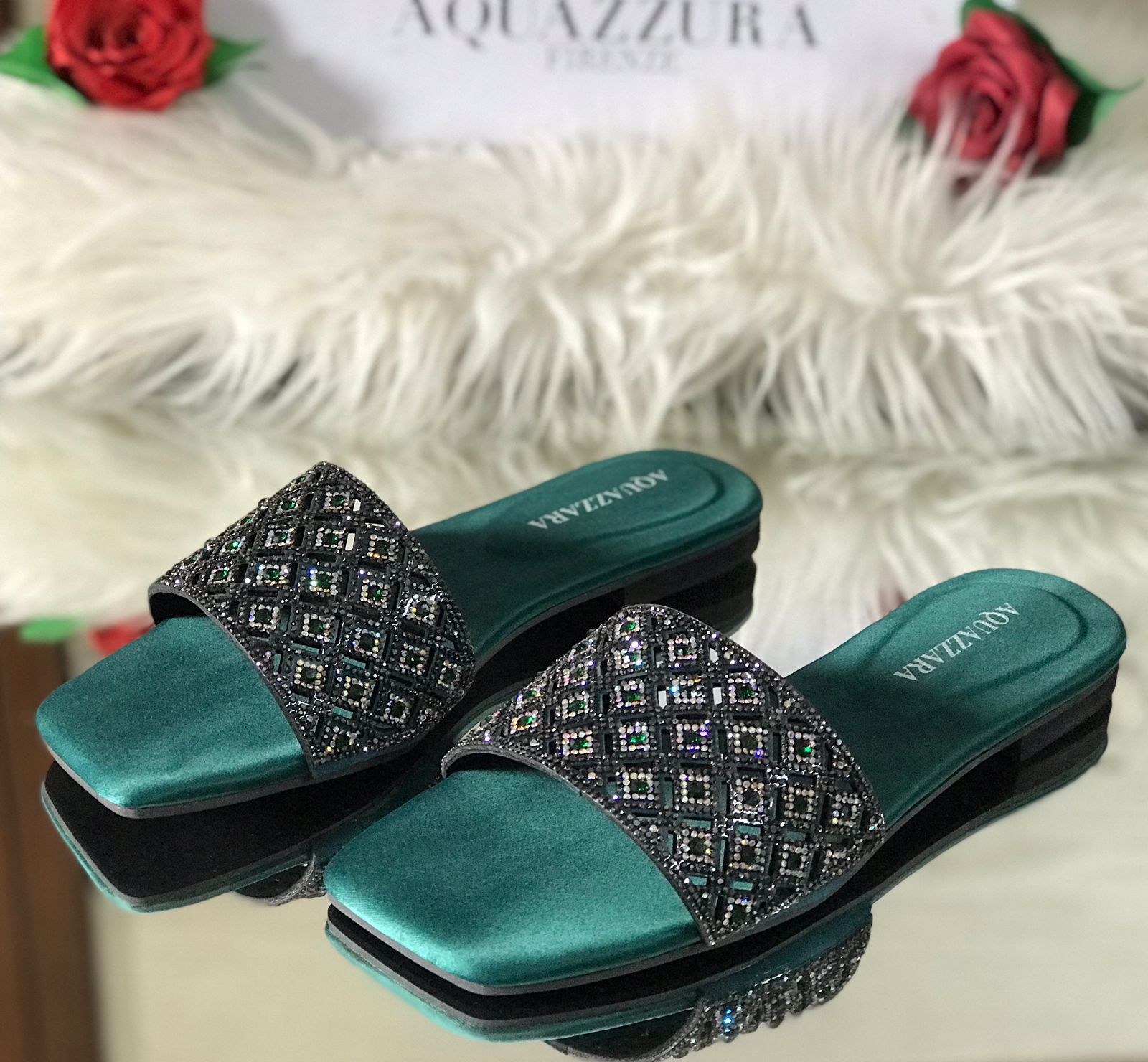 Sleek Aquazzura Slippers