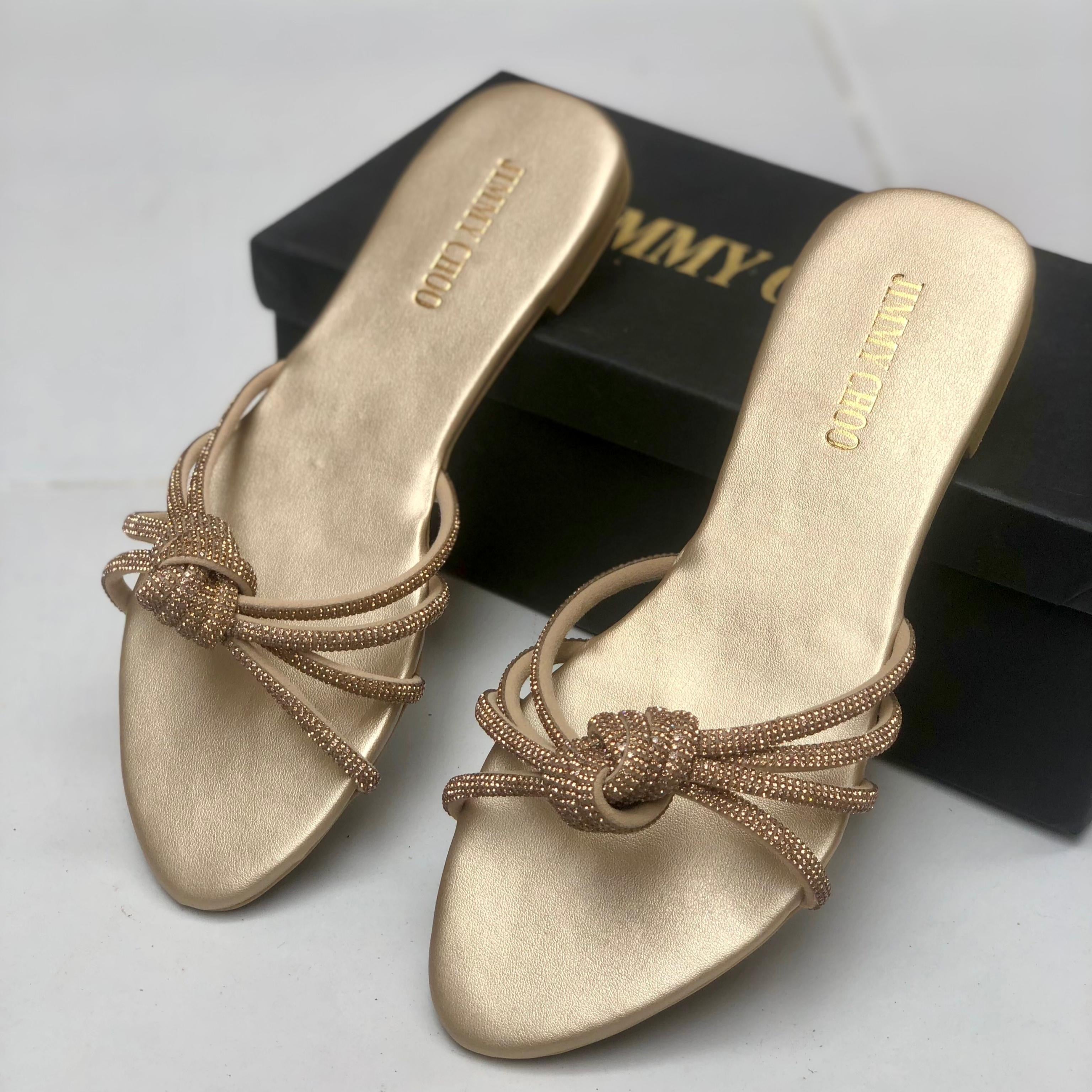 Jimmy Choo Rhinestone Sandals