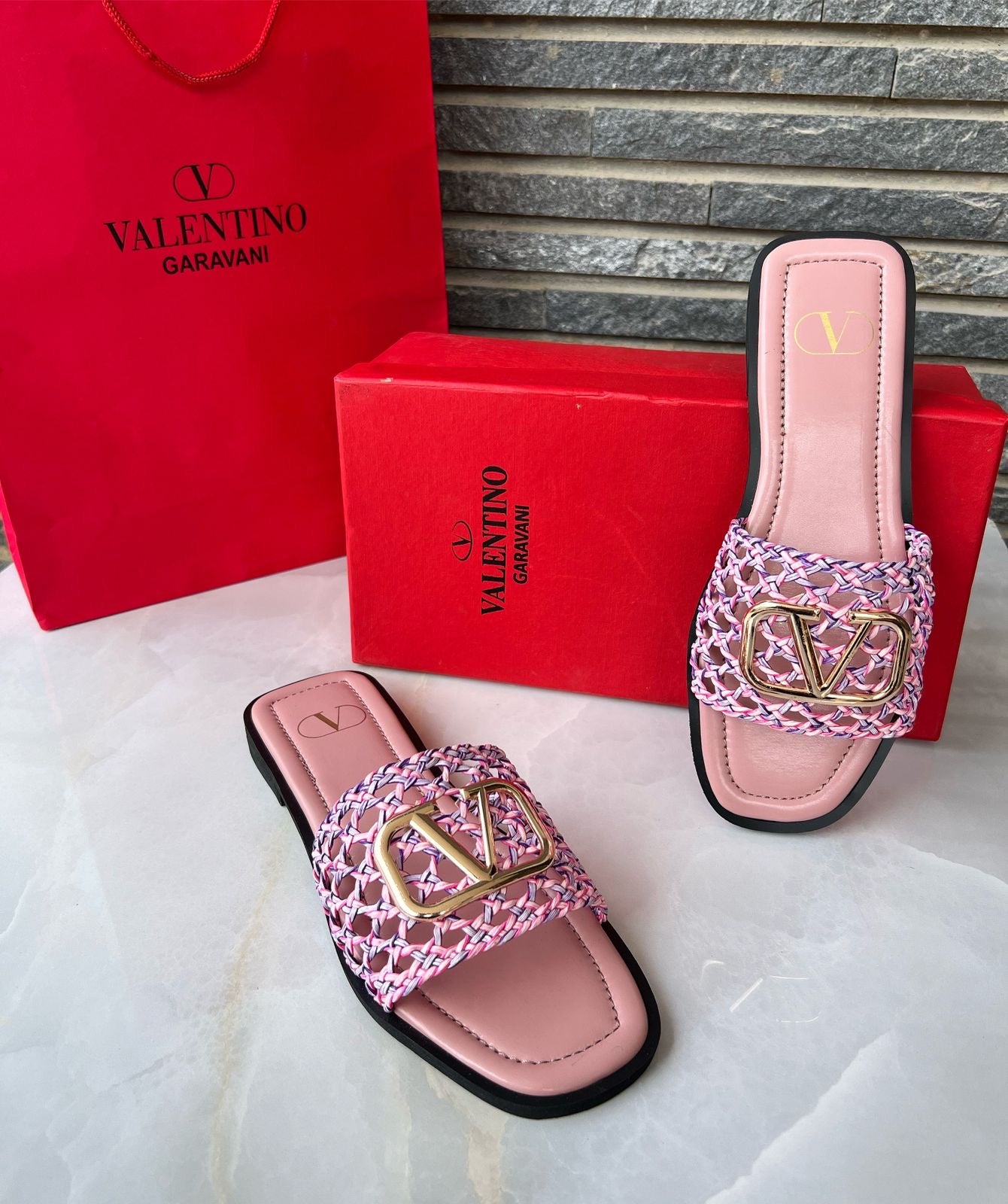 Valentino Net Flats