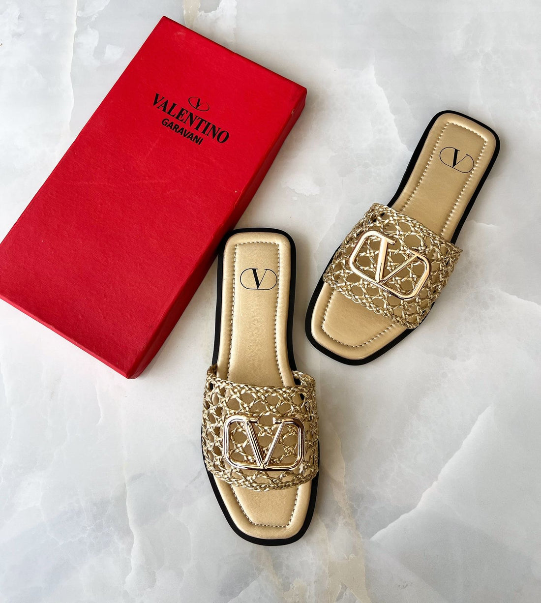 Valentino Net Flats