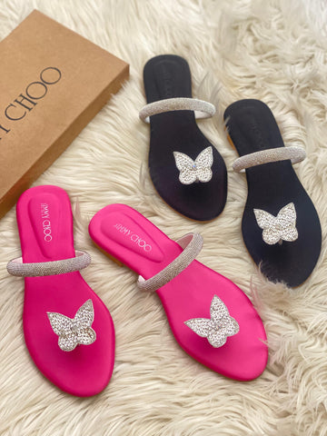 Jimmy Choo Mash Butrerfly Sandals