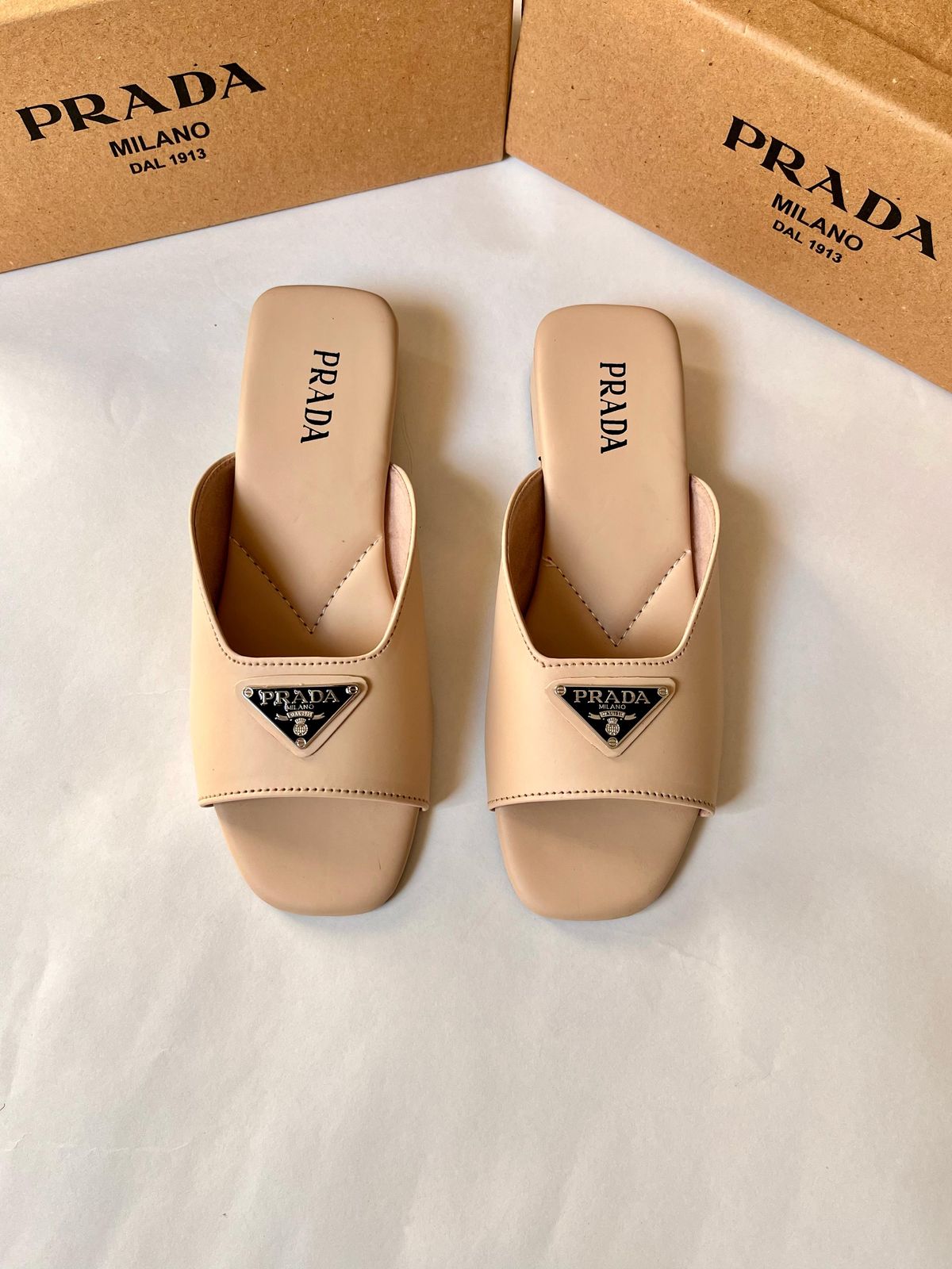 Prada Satin Sandals