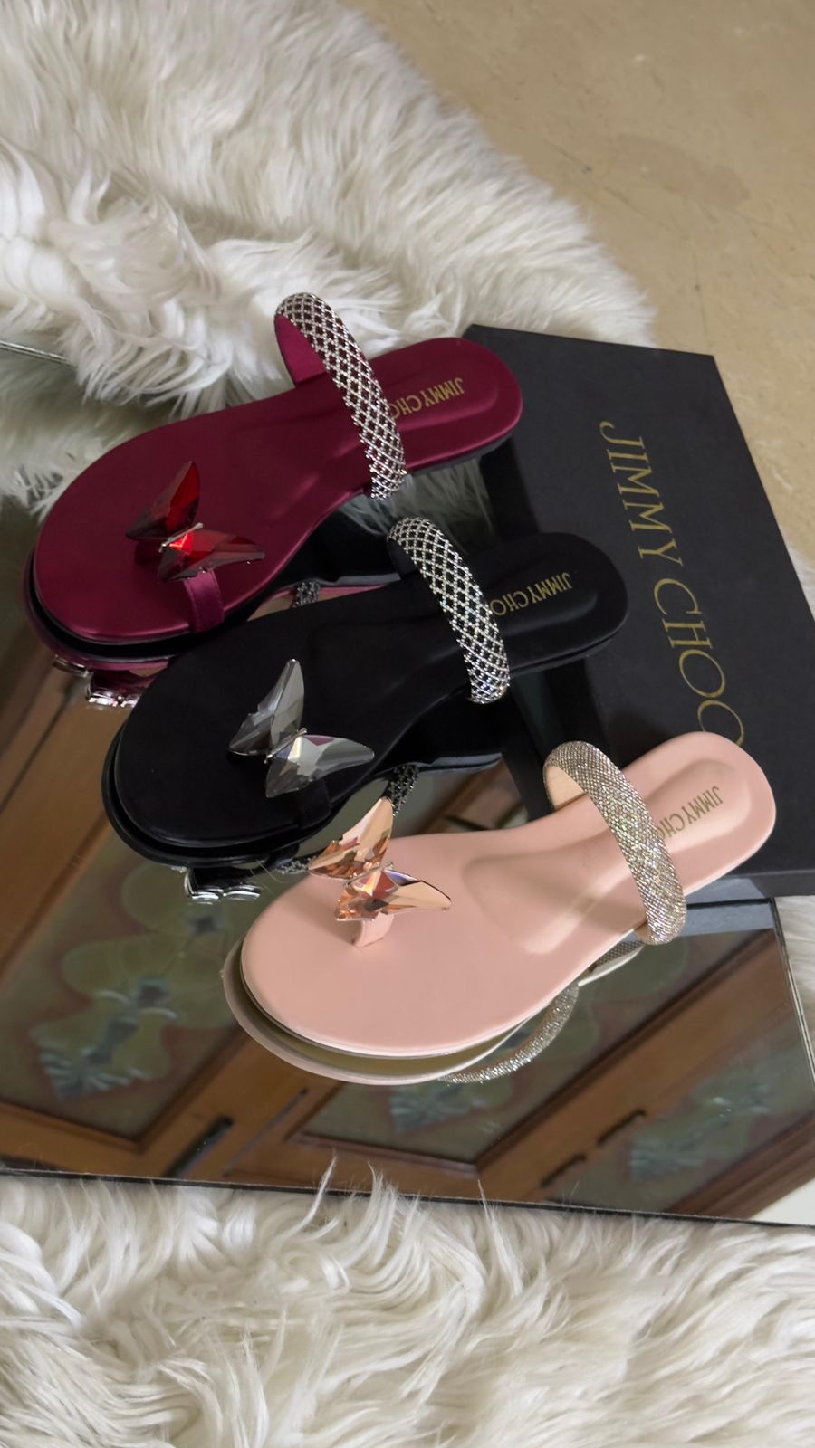 Jimmy Choo Thumb Slippers