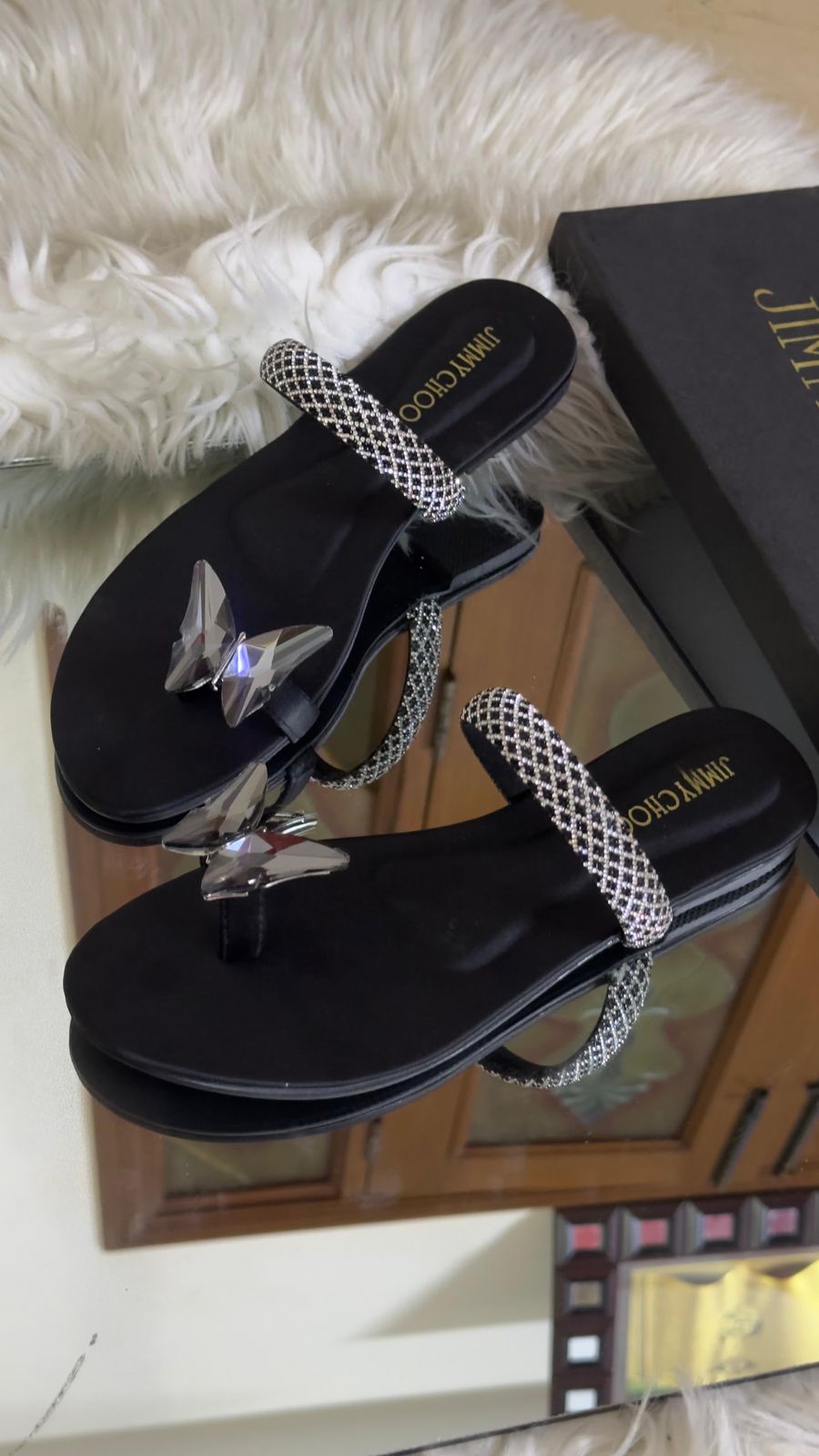 Jimmy Choo Thumb Slippers