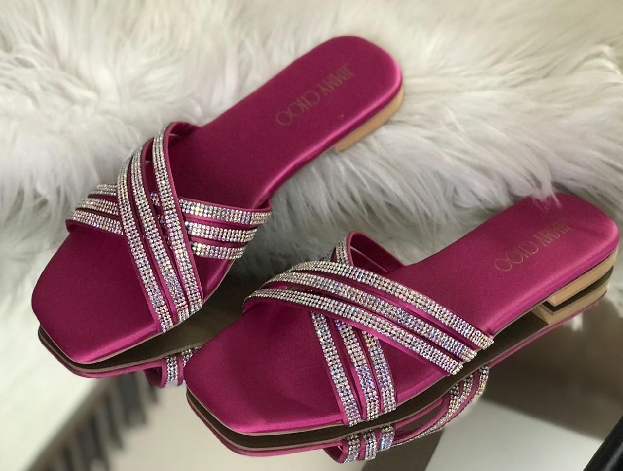 Jimmy Choo Pearl Slippers