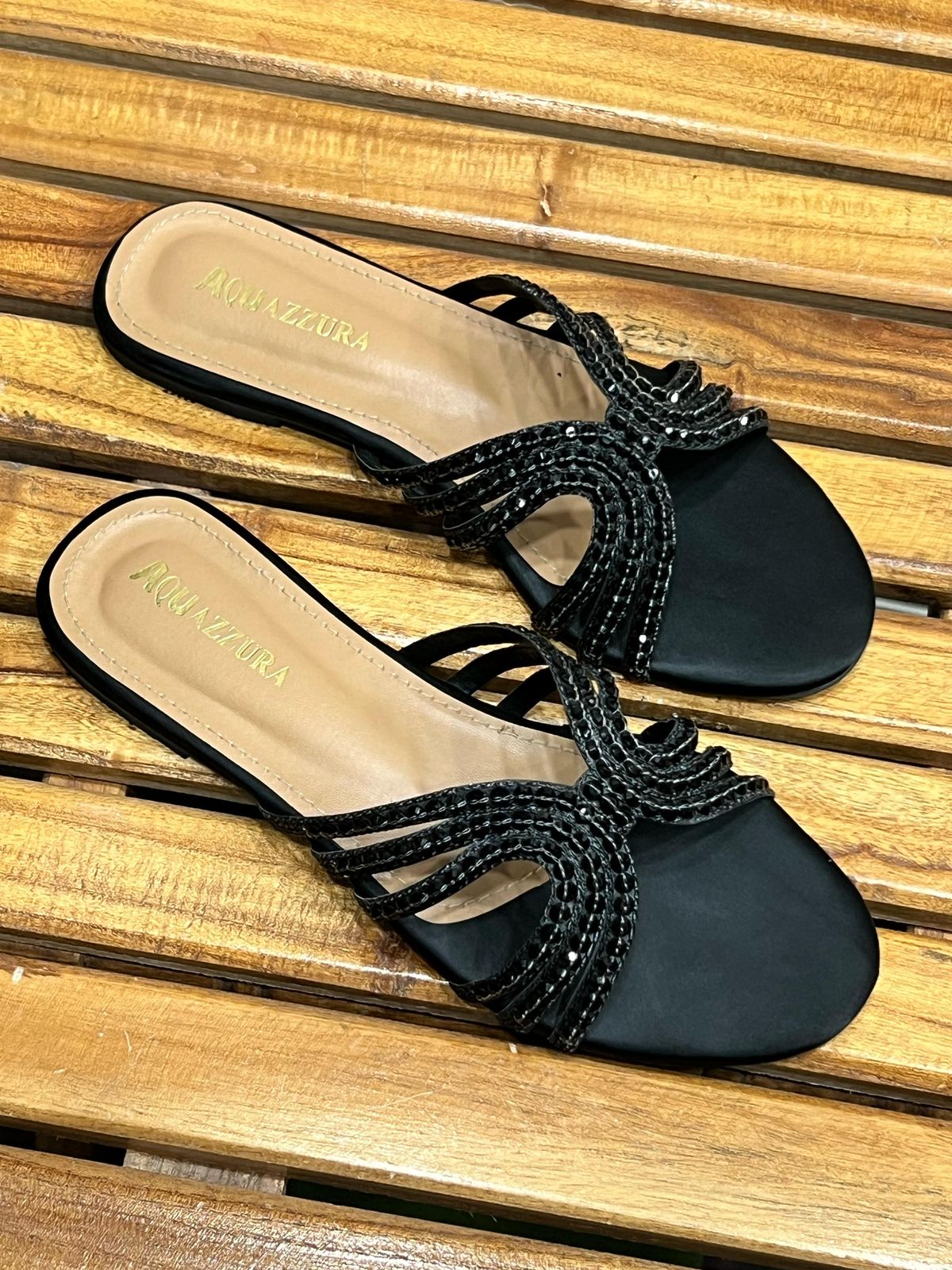 Aquzzura Stone Flats