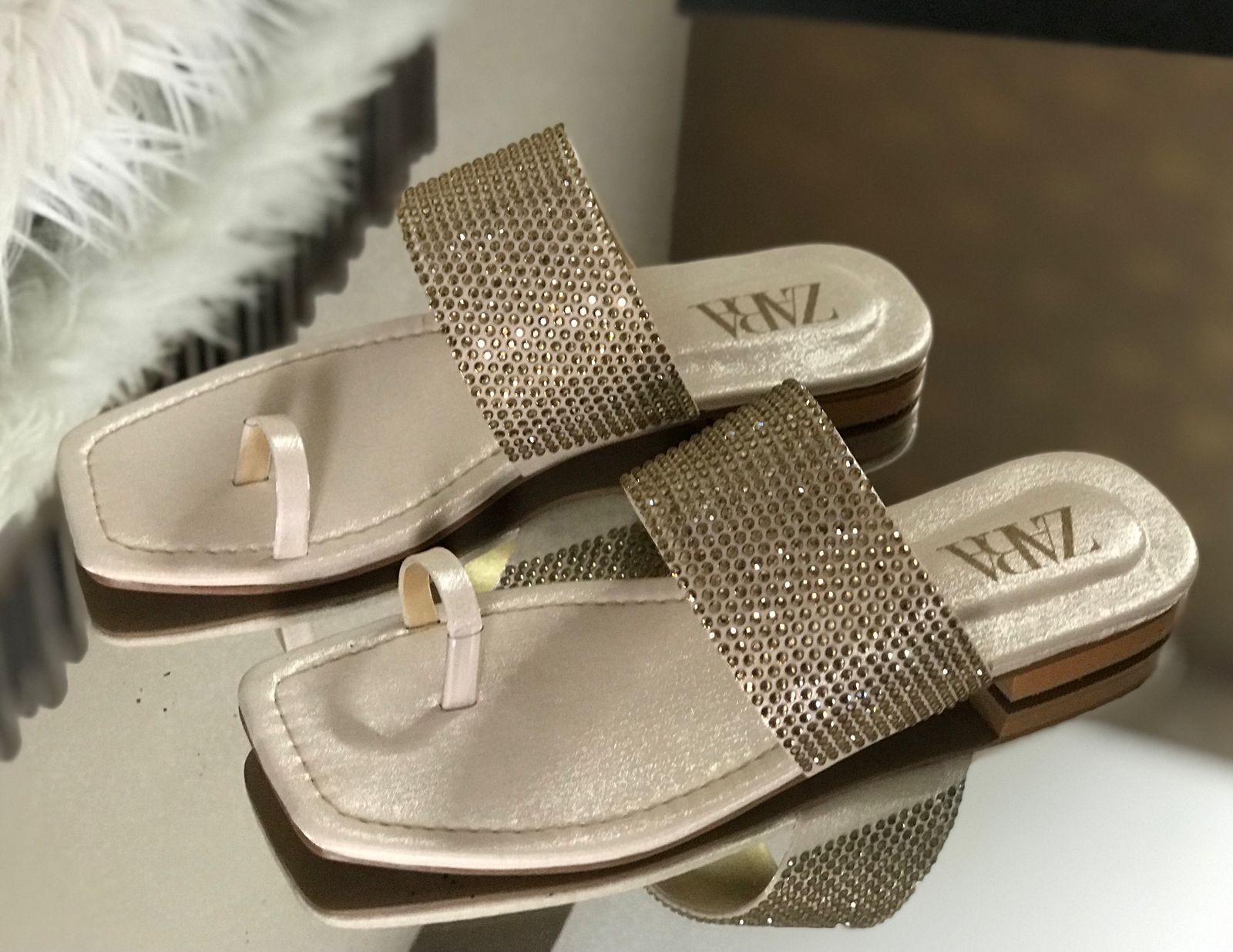 Zara Stone Haven Flats