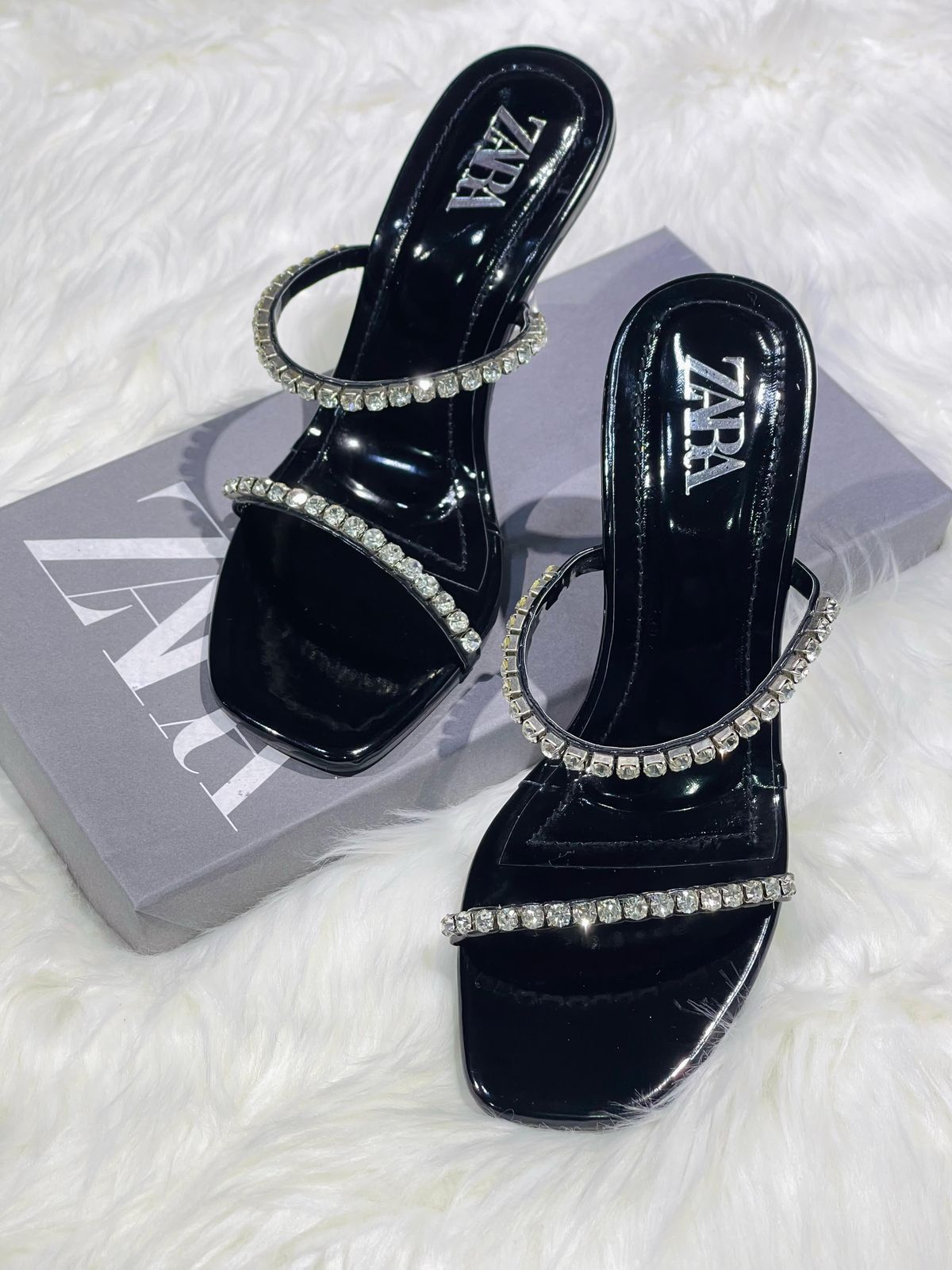 Zara Crystal Heels