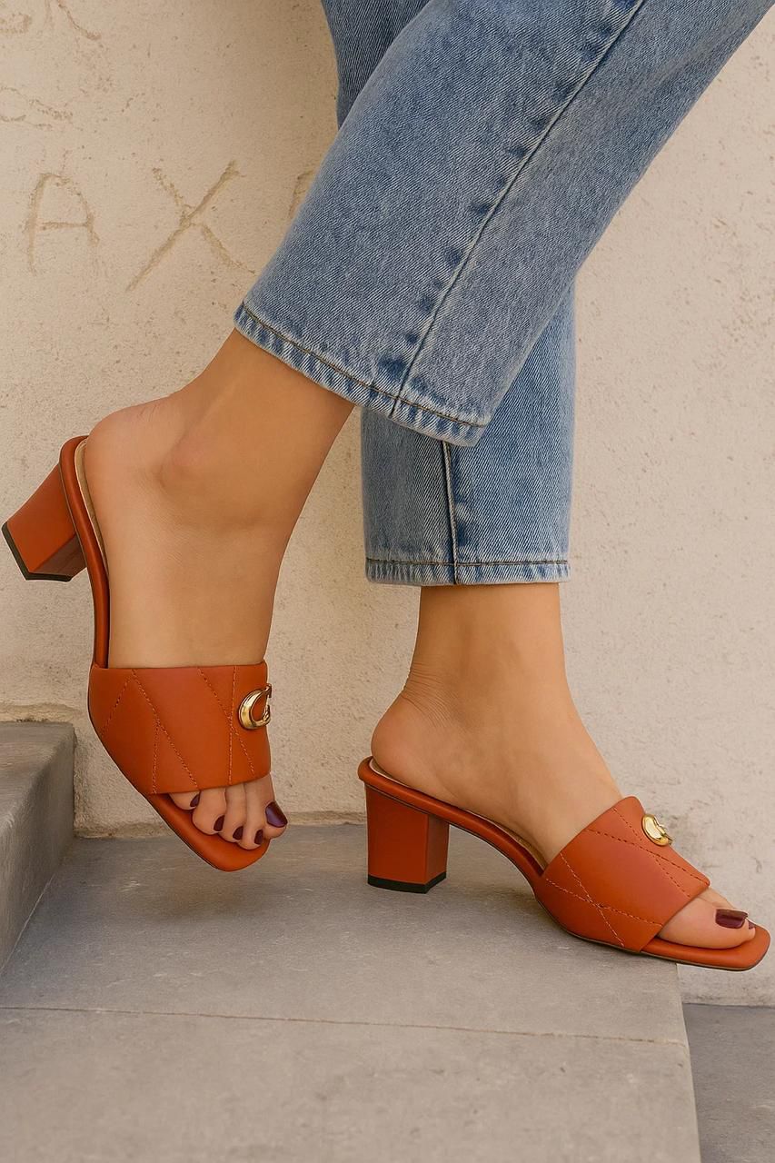 Coach Block Heels