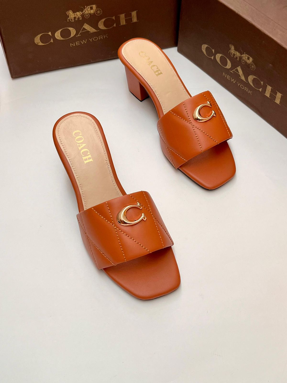 Coach Block Heels