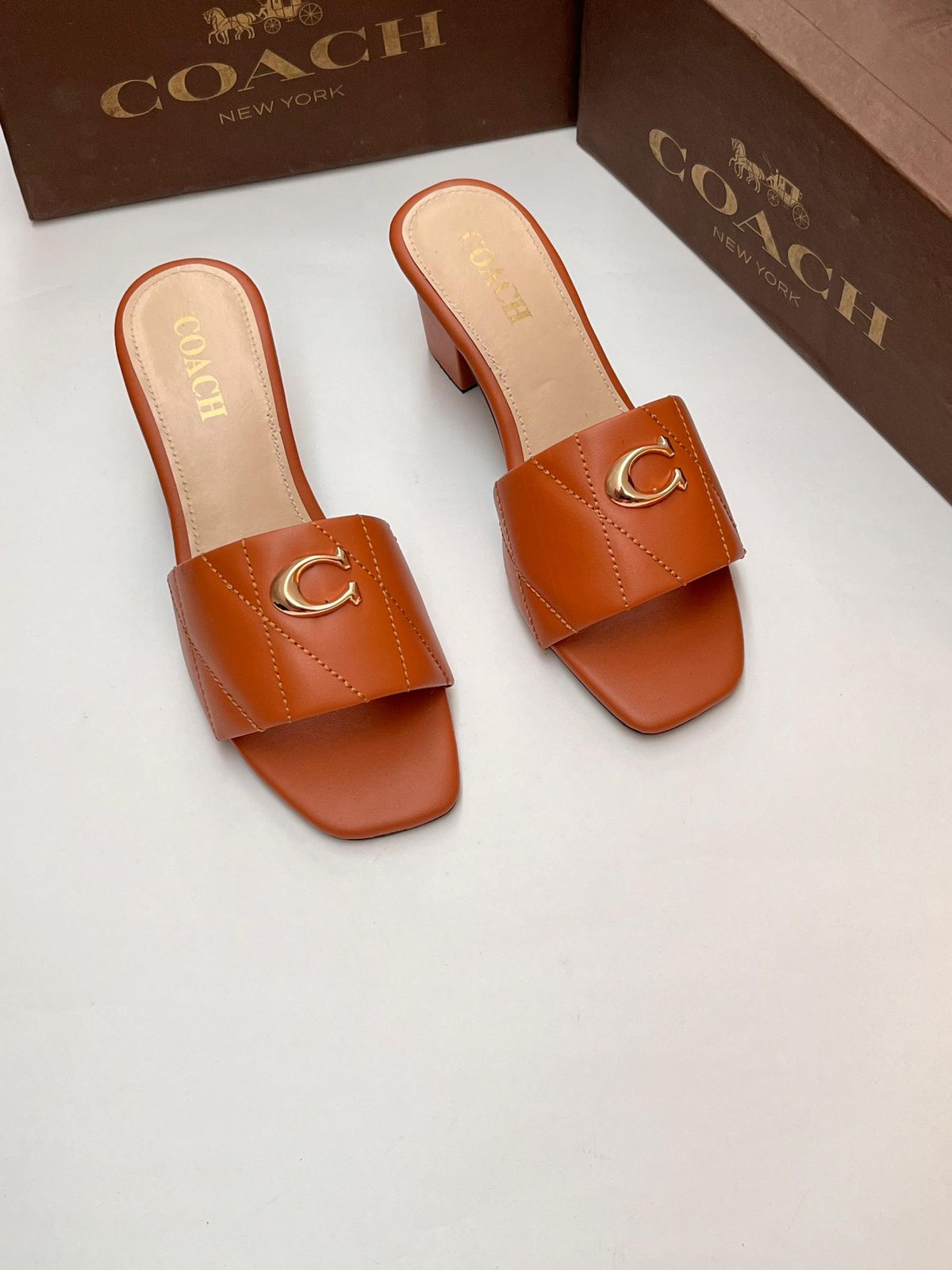 Coach Block Heels
