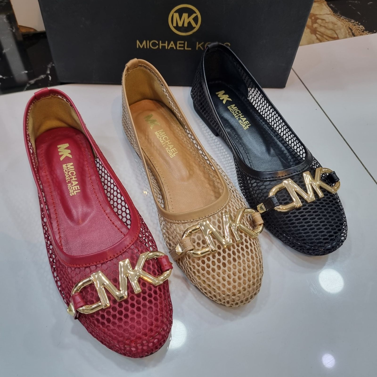 Michael Kors Stretch Ballerina Pumps