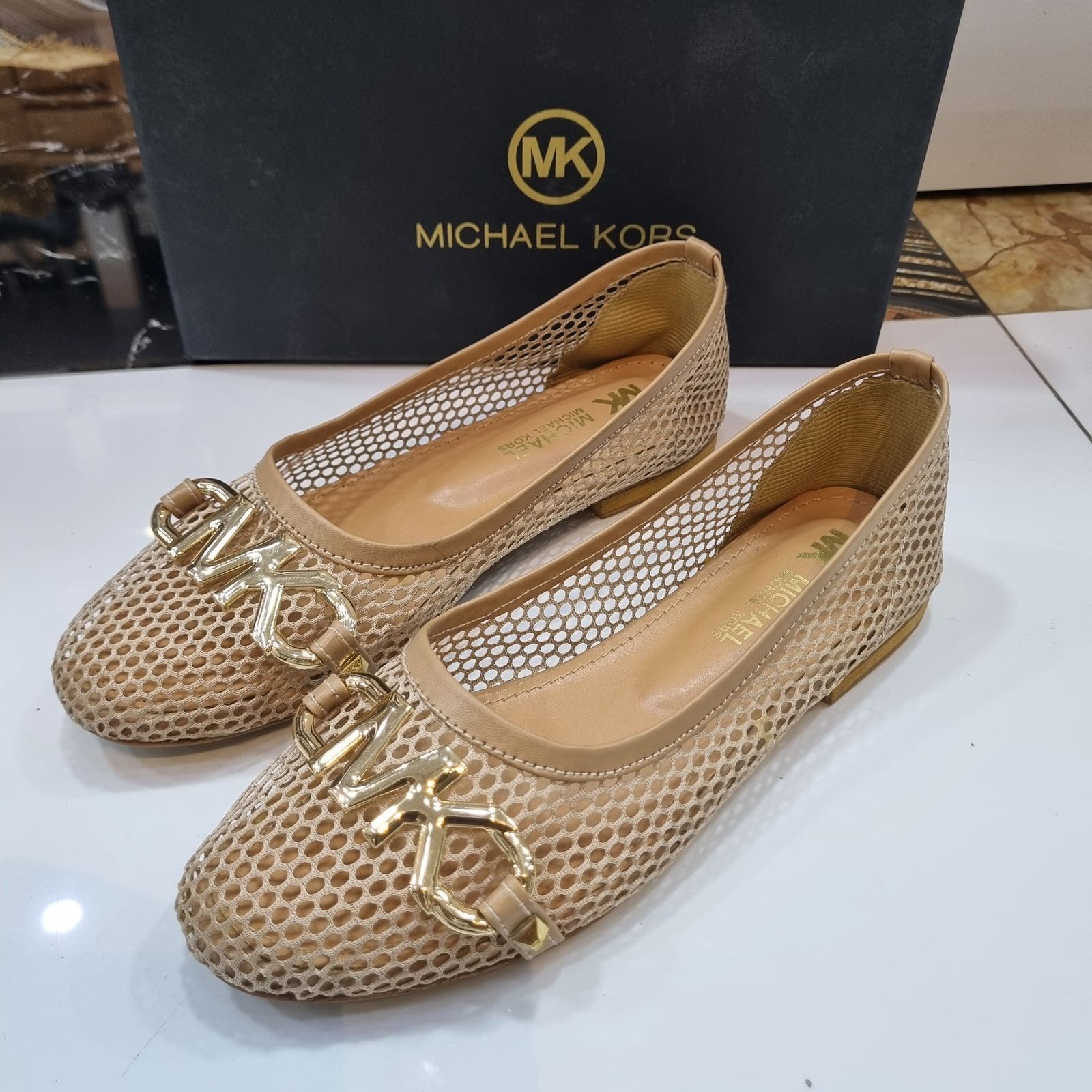 Michael Kors Stretch Ballerina Pumps