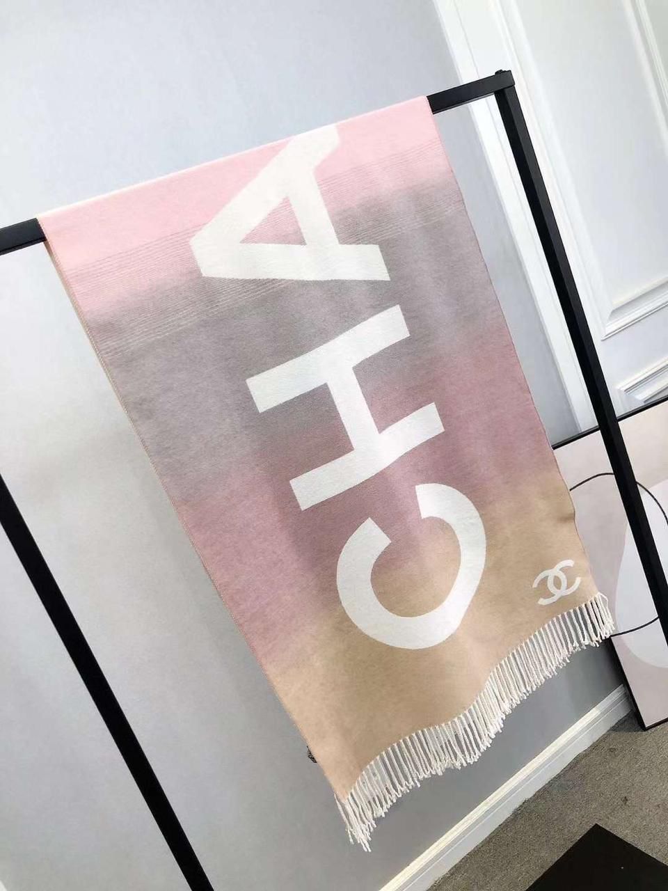 Chanel Woolen Shawls Reverse able
