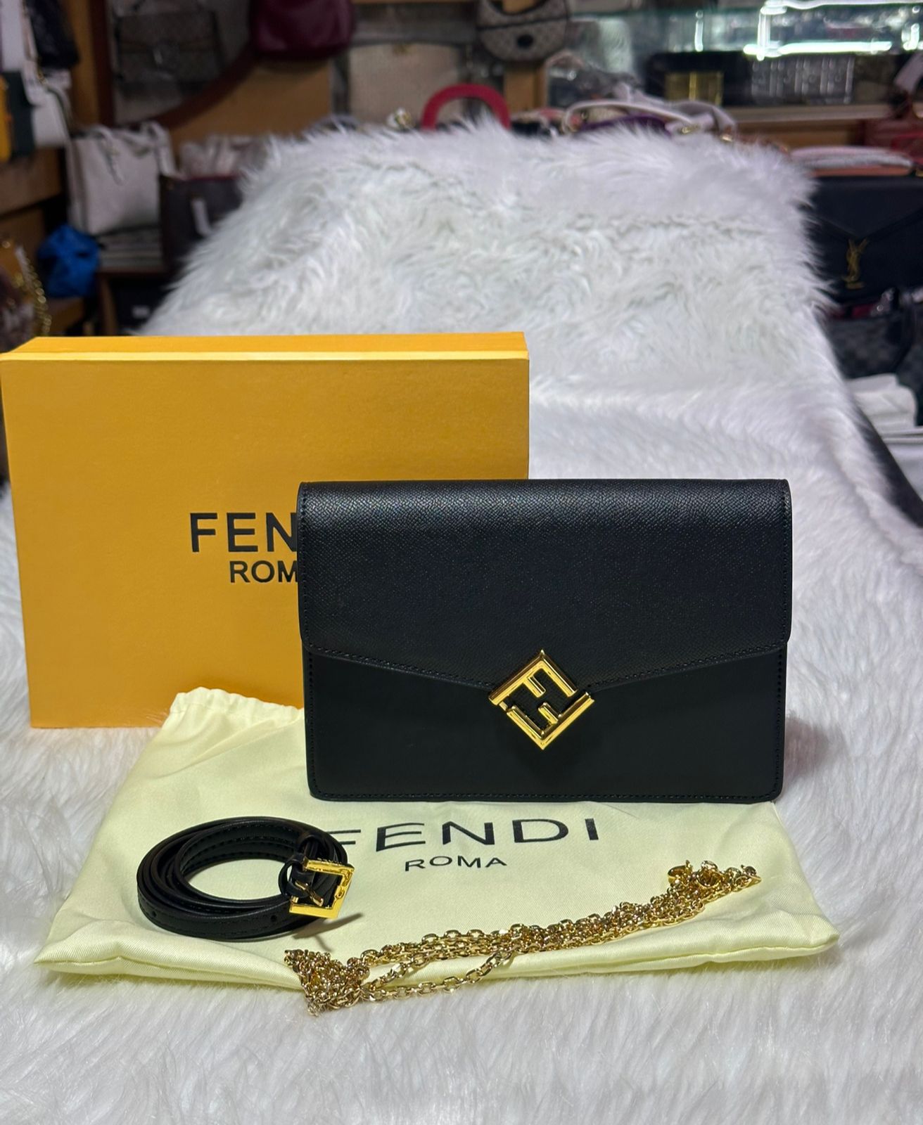 Fendi Klieve Shoulder Bag