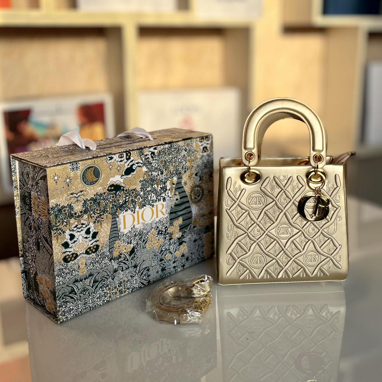 Lady Dior Sicily Crossbody Bag