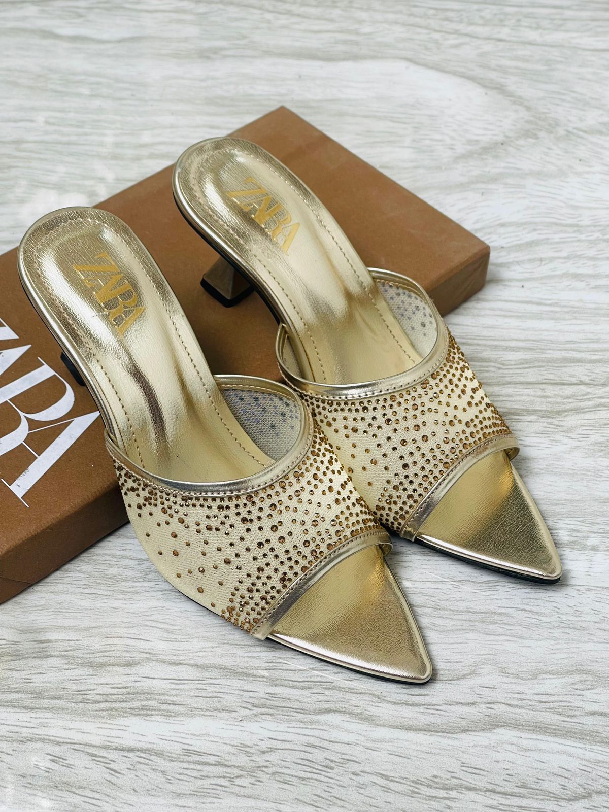 Zara Lime Heels