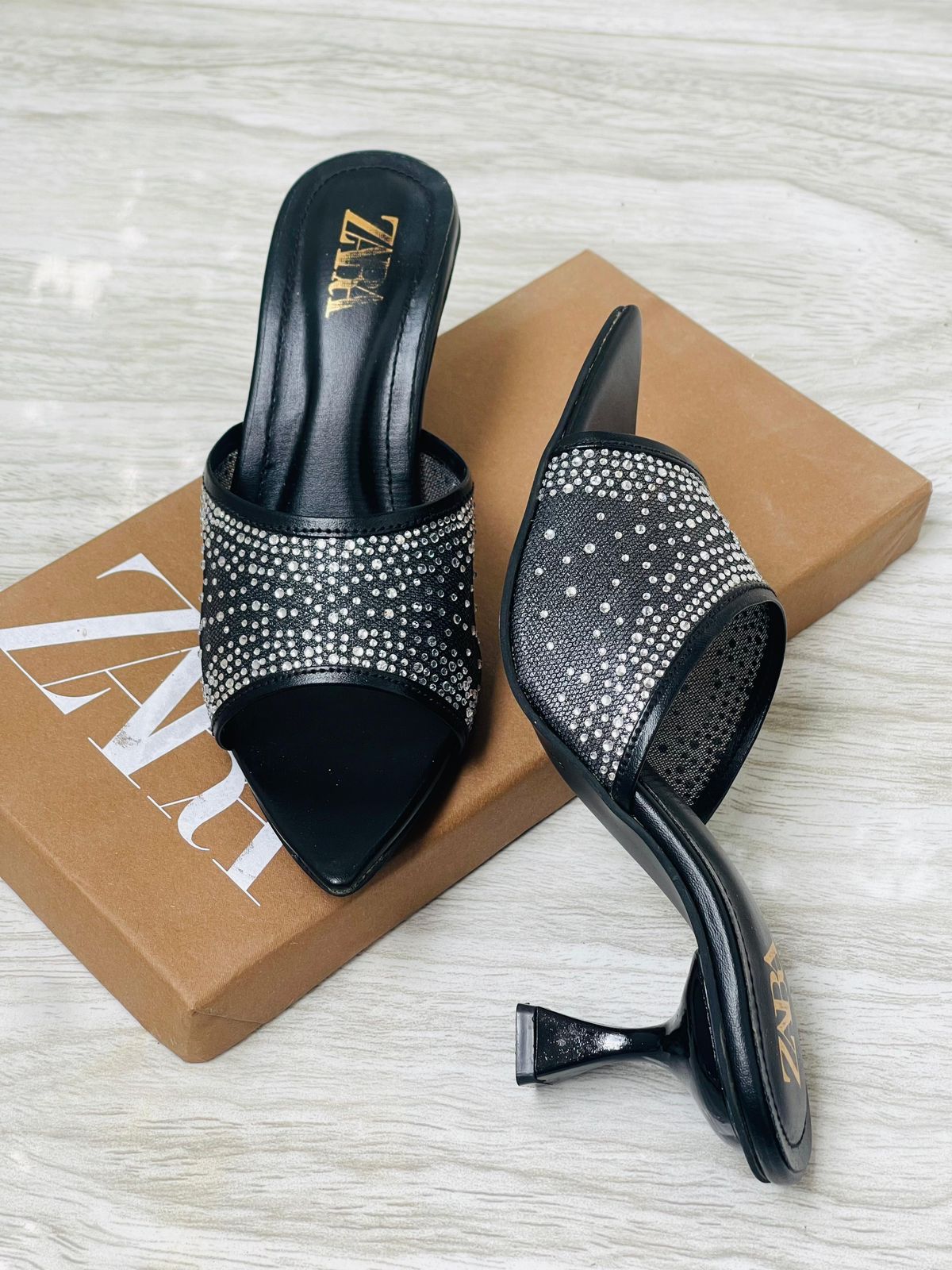 Zara Lime Heels