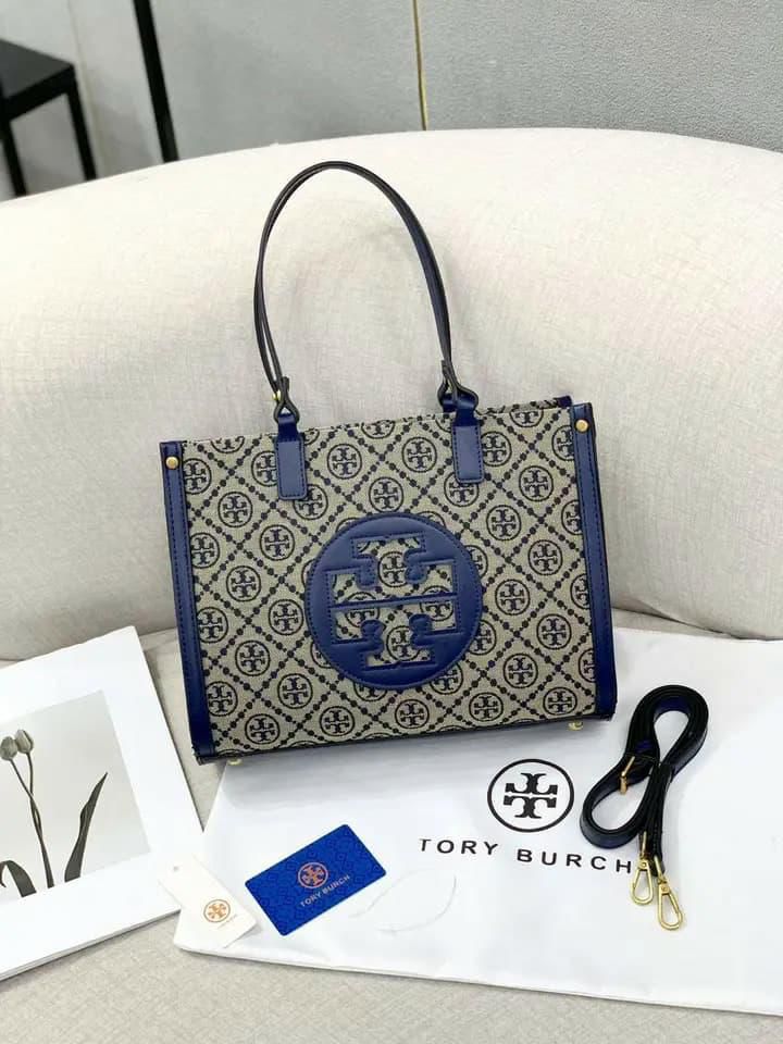 Tb Signature Canvas Logo Tote