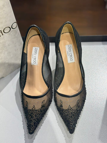 Jimmy Choo Aurelie 85 Pearl-Embellished Heel Pumps