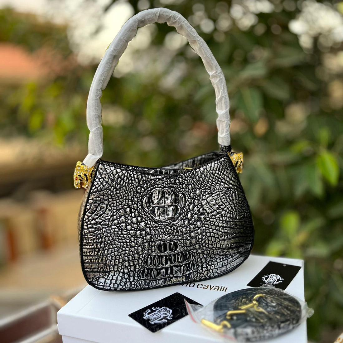 Roberto Cavalli Serpenti Shoulder Bag