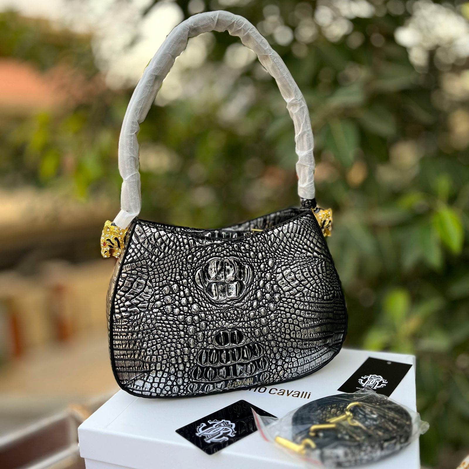 Roberto Cavalli Serpenti Shoulder Bag