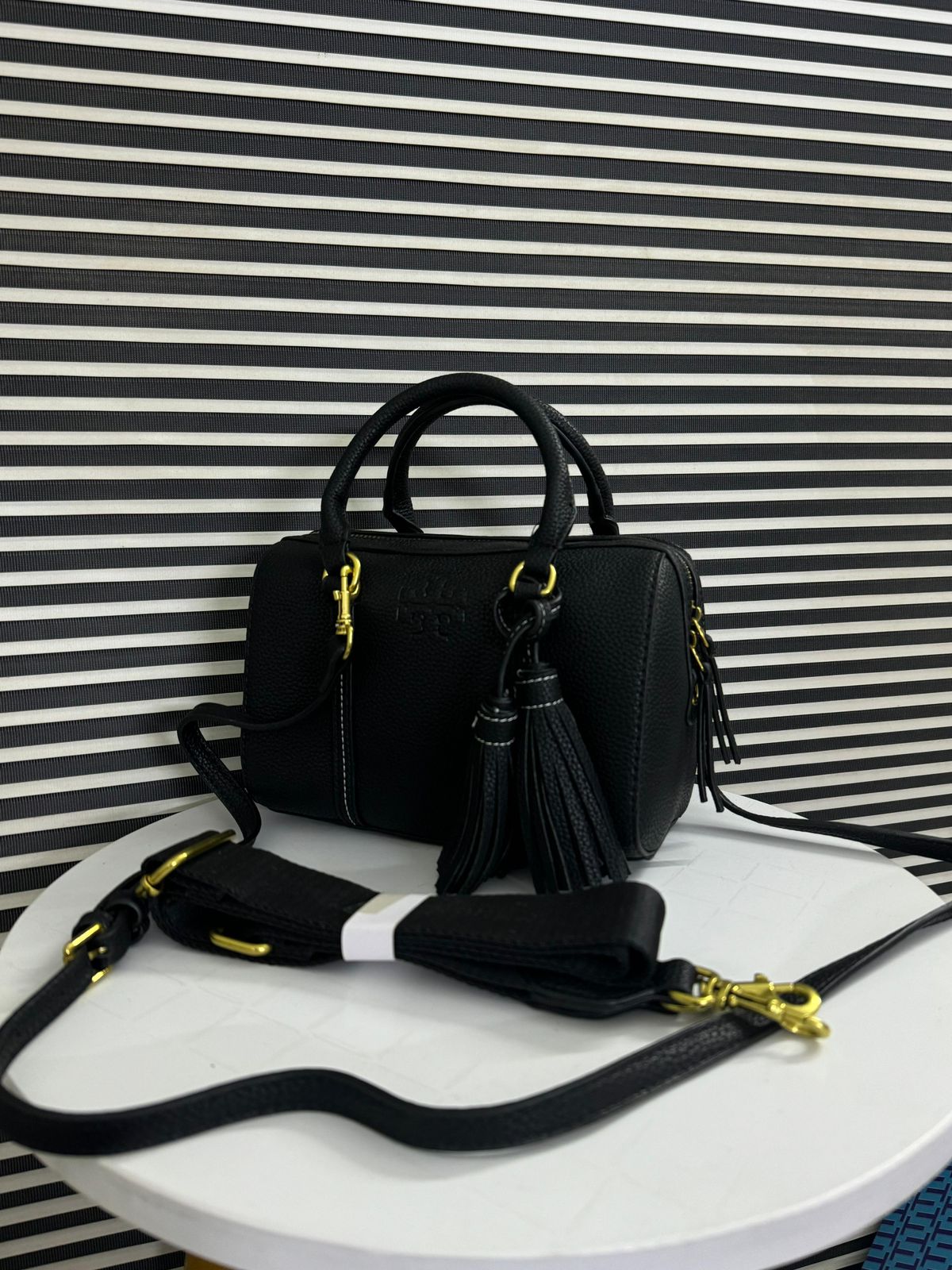 TB Thea Mini Satchel Dome Duffle Bag