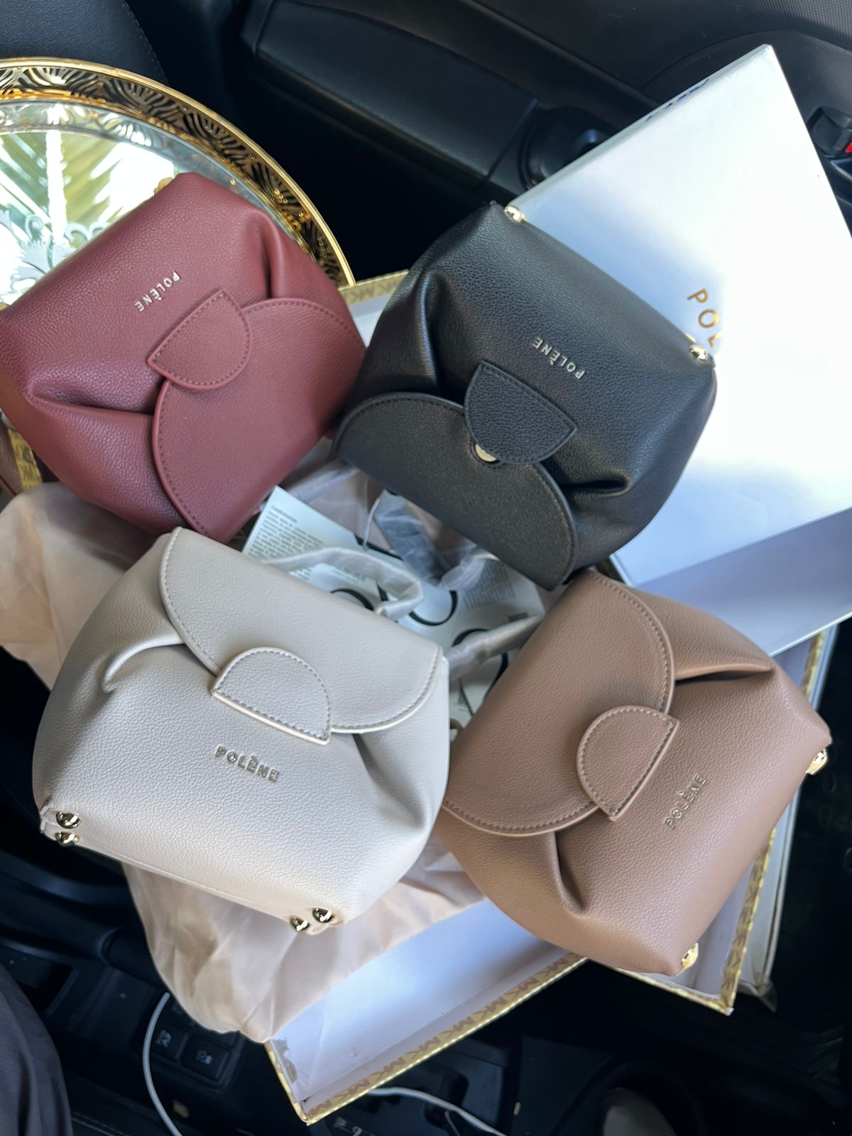 Polene Top Handle Lou Bag