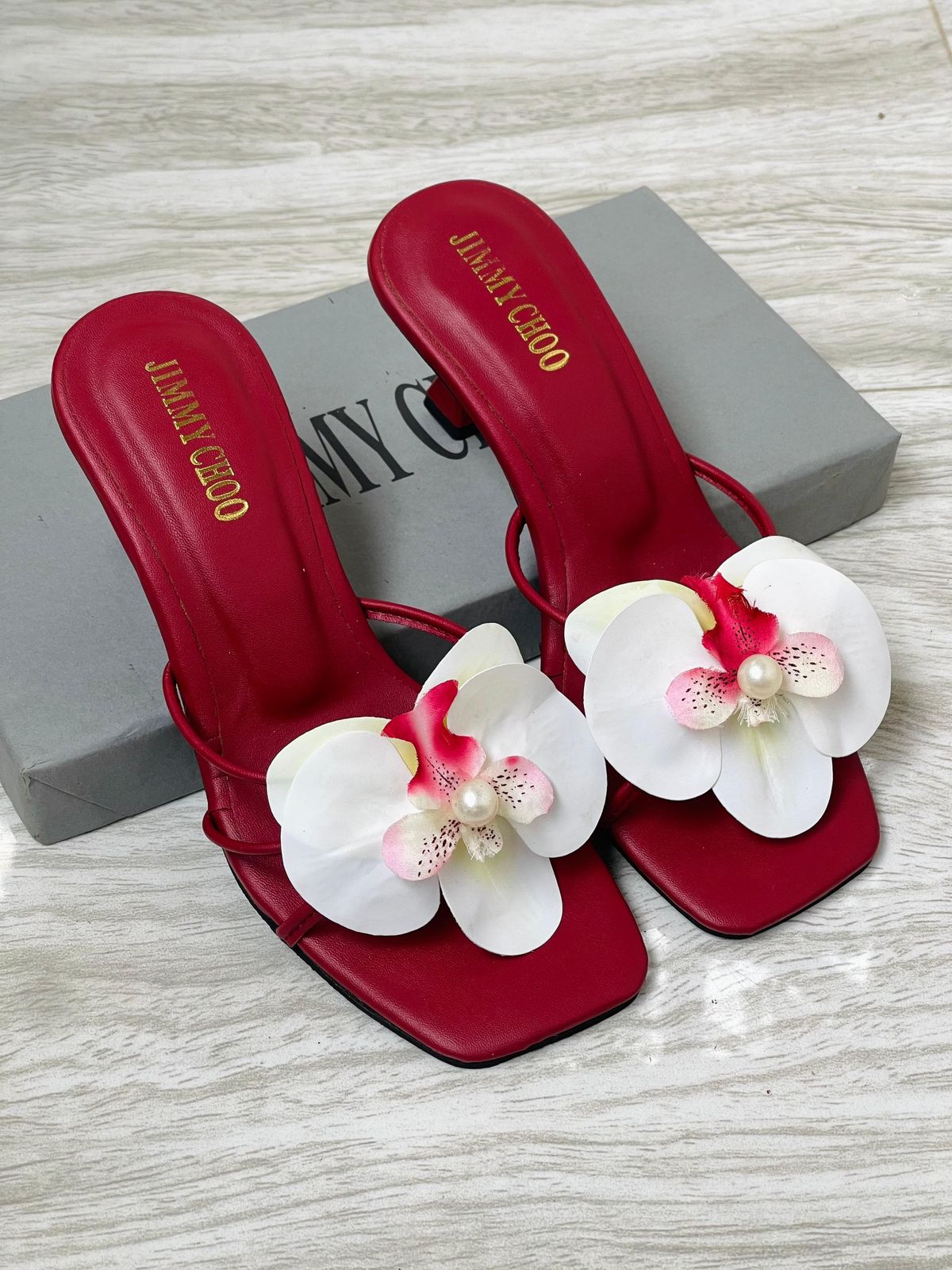 Zara Signature Floral Heels