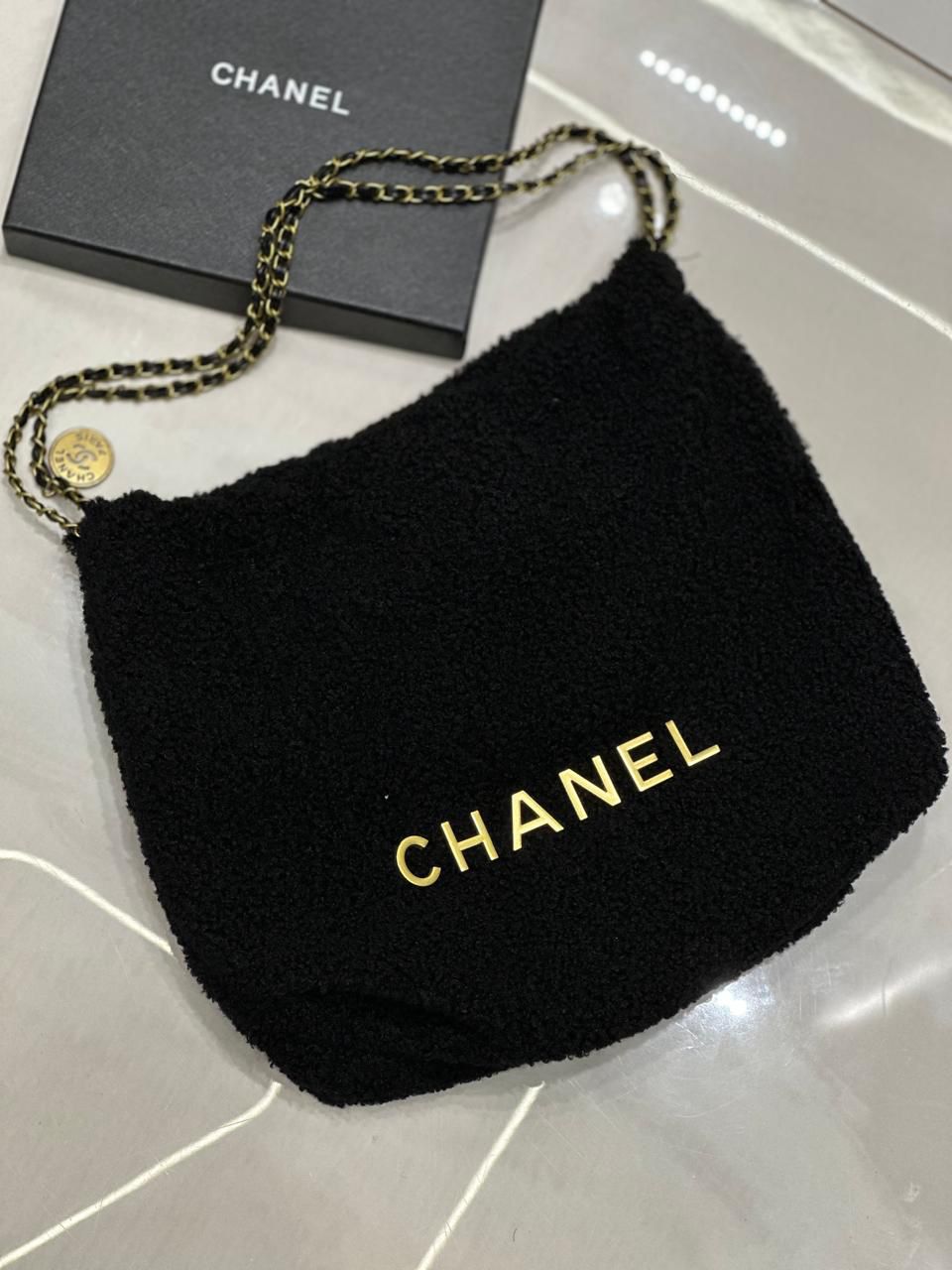 Chanel Fur Shoulder Bag